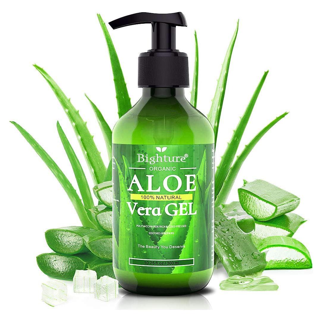 Gel de Aloe Vera Orgánico BIGHTURE 296 ml - Cuidado de la Piel
