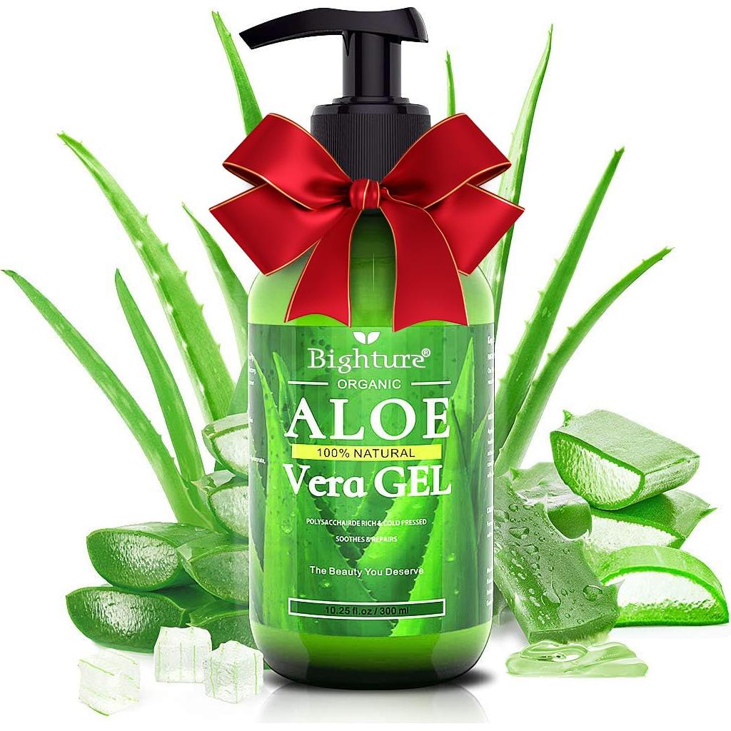Gel de Aloe Vera Orgánico BIGHTURE 296 ml - Cuidado de la Piel