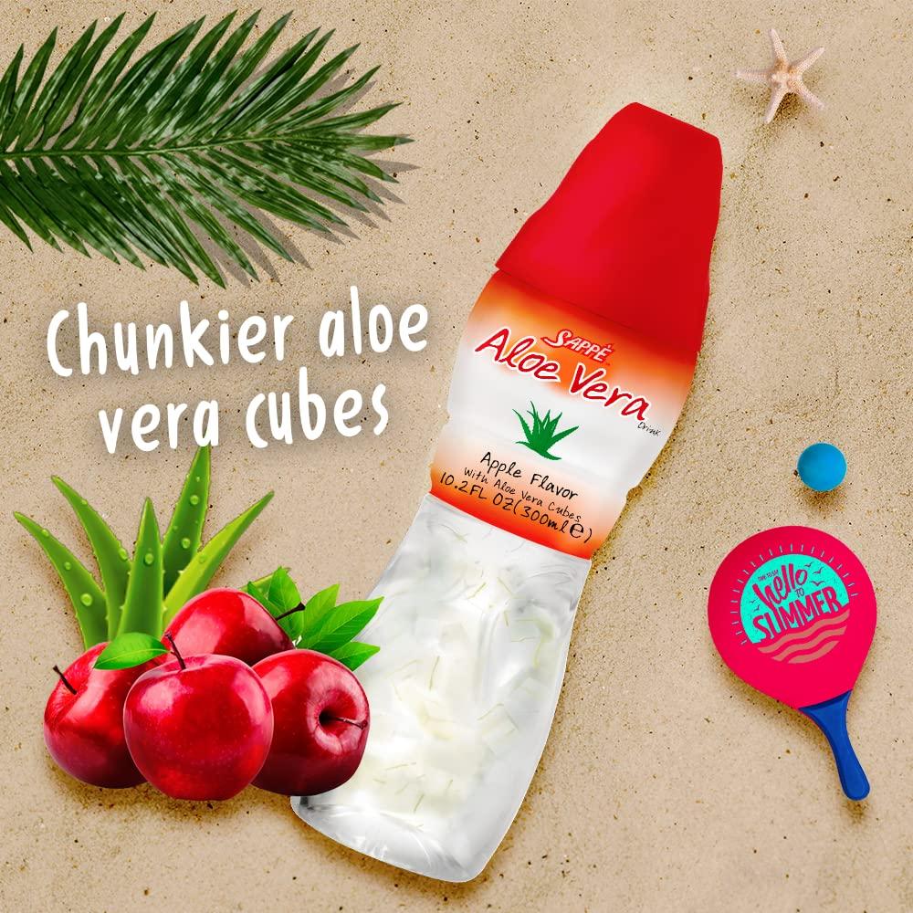 Jugo de Aloe Vera Sappe Sabor Manzana 1.8L con Pulpa