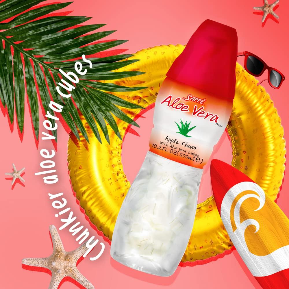 Jugo de Aloe Vera Sappe Sabor Manzana 1.8L con Pulpa