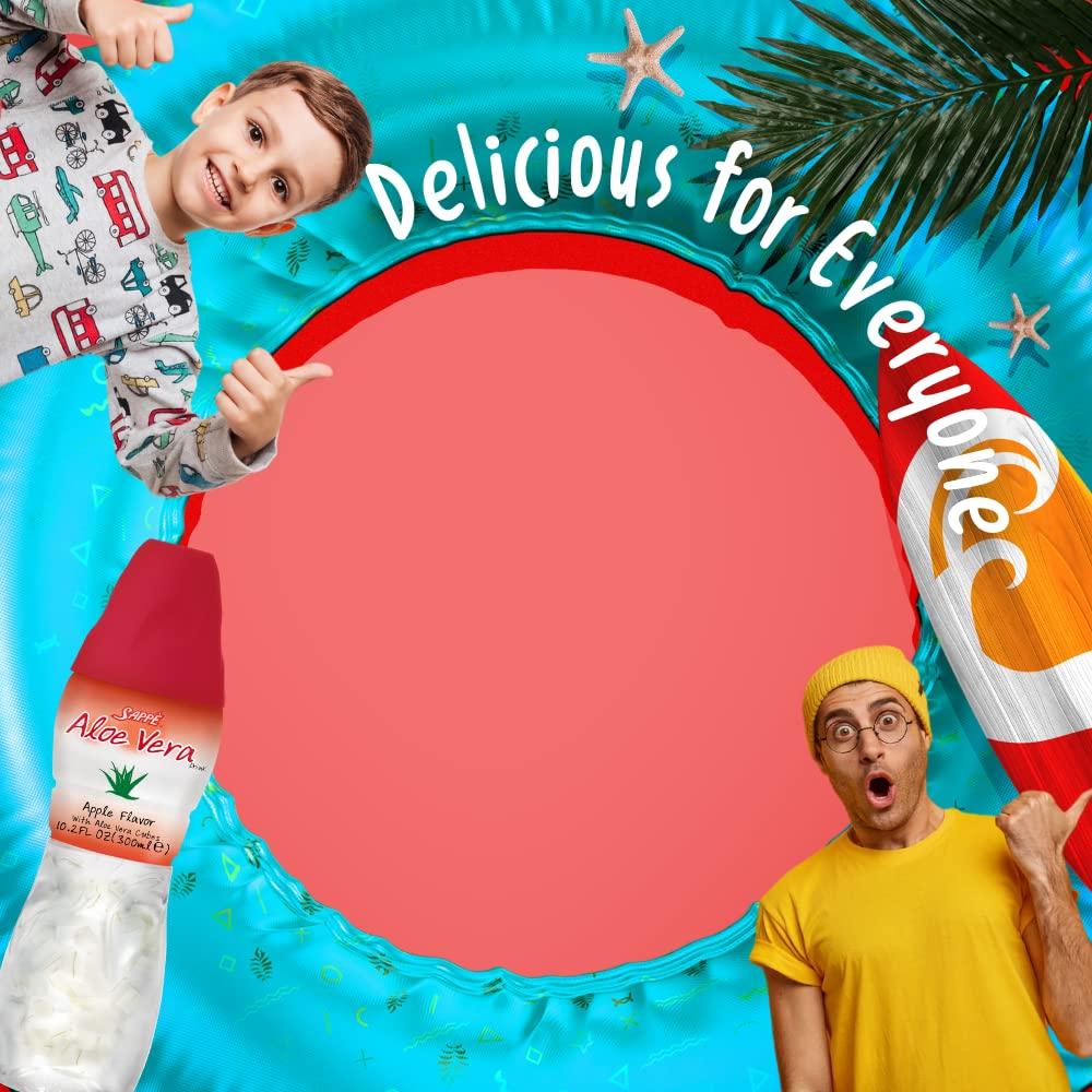 Jugo de Aloe Vera Sappe Sabor Manzana 1.8L con Pulpa