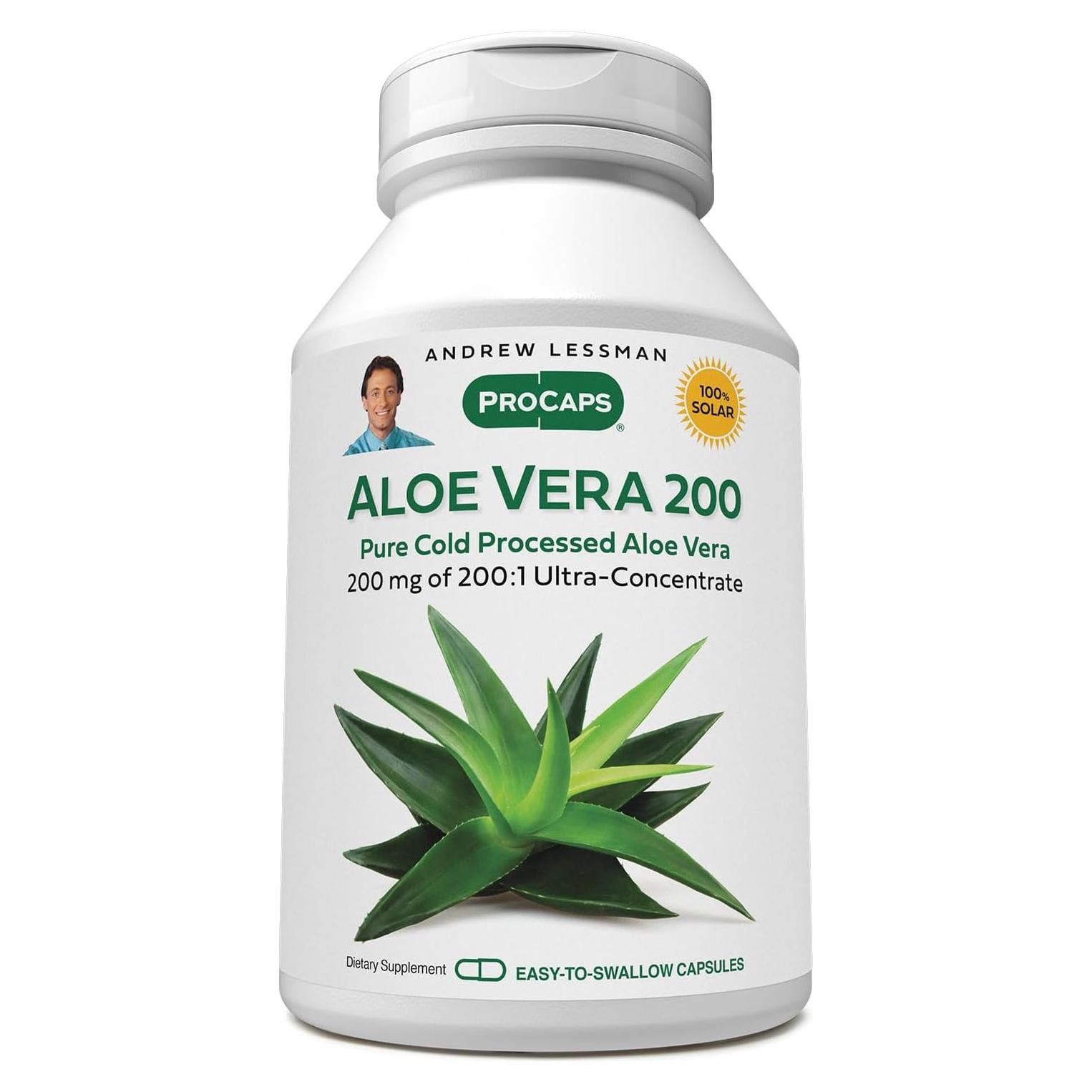 Aloe Vera 200mg ProCaps - 60 Cápsulas Ultra-Concentradas