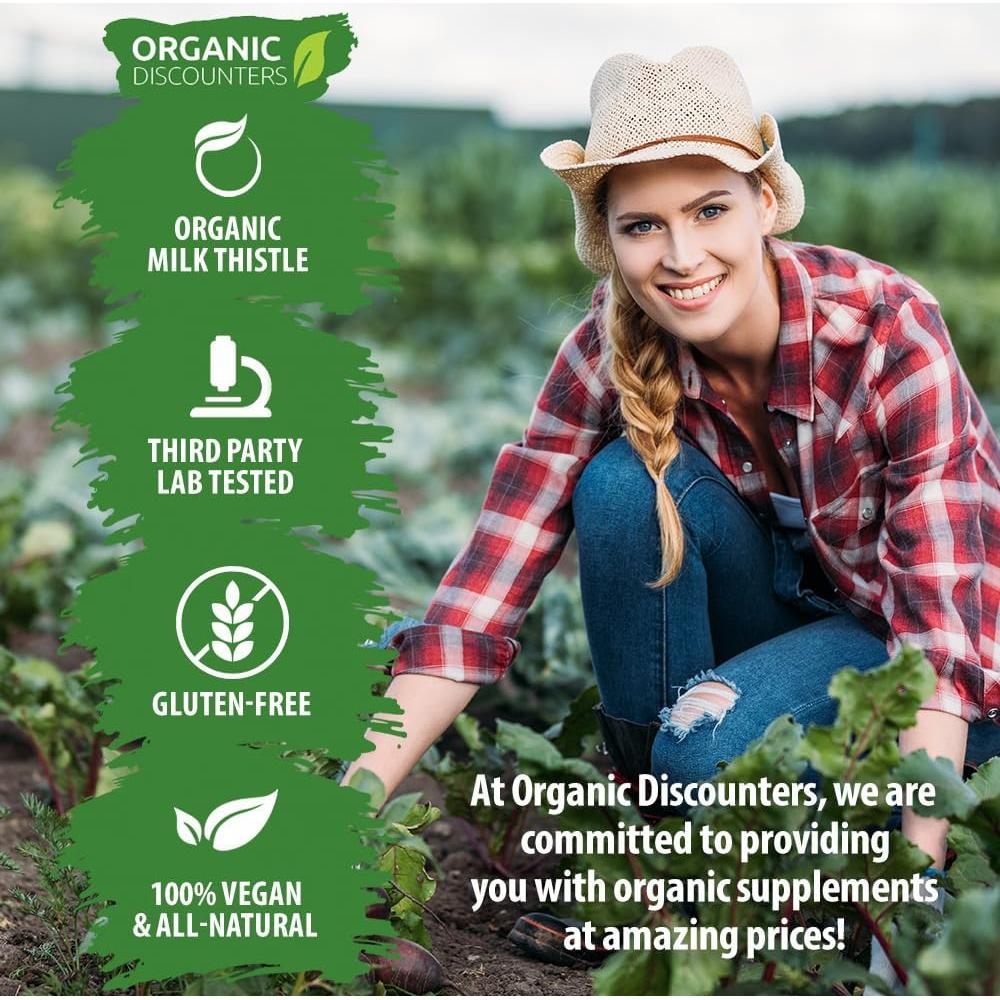 Cápsulas de Cardo Mariano Orgánico 7500 mg - 280 Unidades