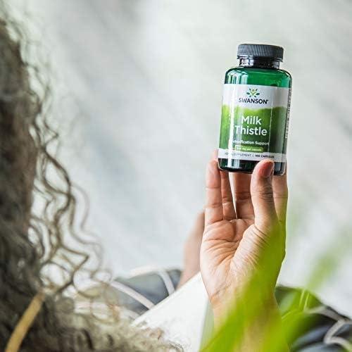 Suplemento de Cardo Mariano Swanson 1000mg - 100 Cápsulas