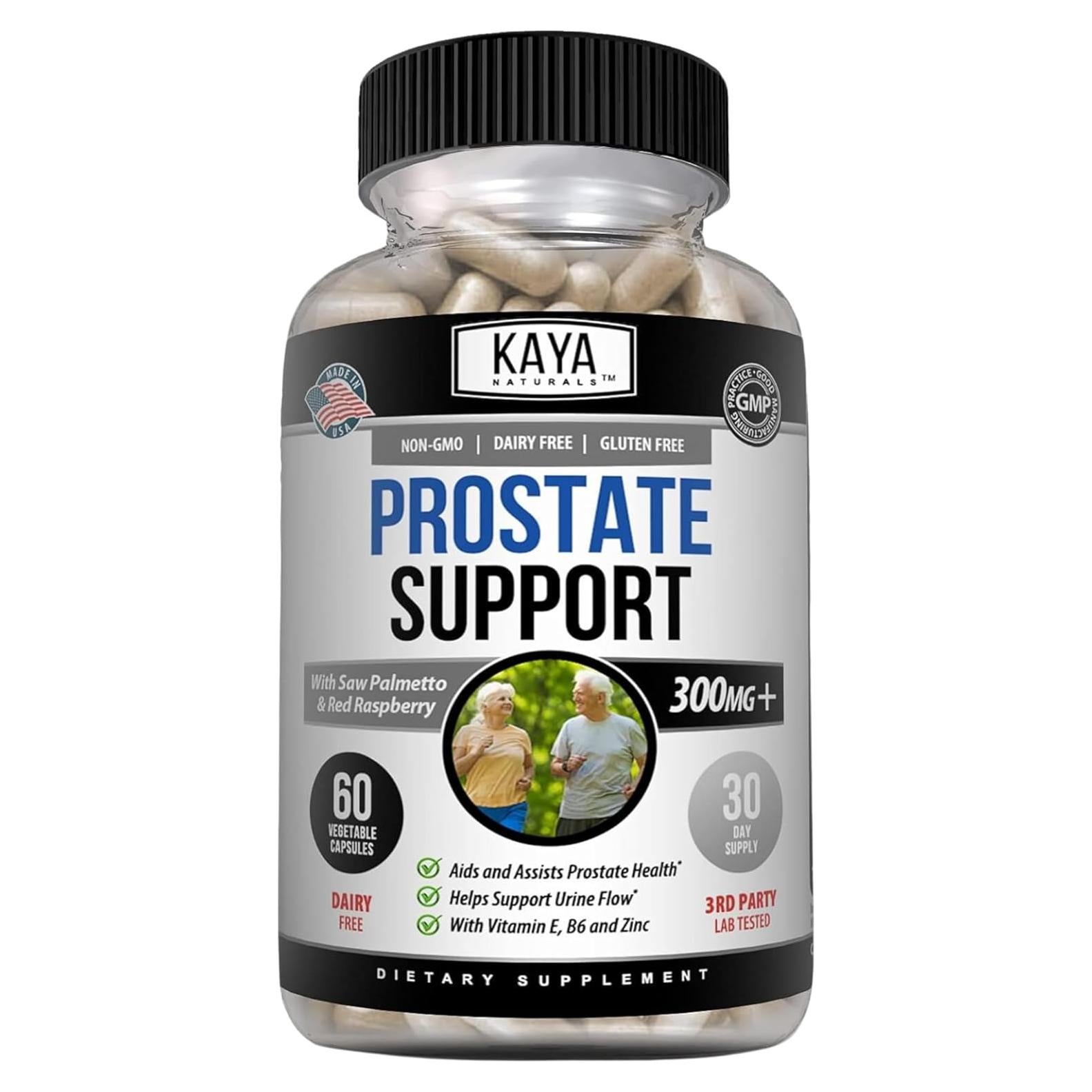 Suplemento Prostático Kaya Naturals - Saw Palmetto 60 Cápsulas