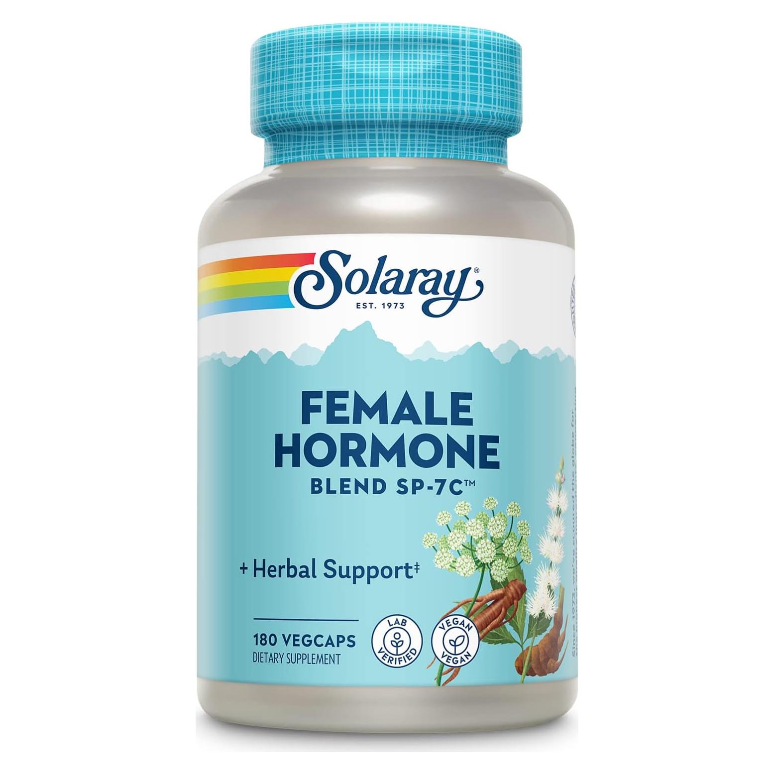 SOLARAY Mezcla de Hormonas Femeninas 180 VegCaps Herbal