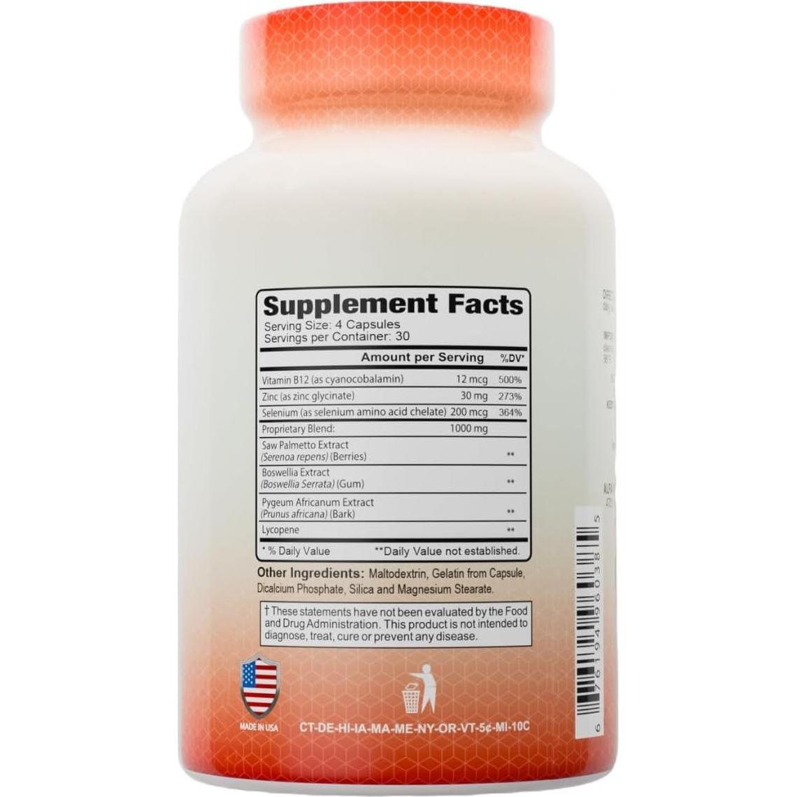 Suplemento Prosfen ALFA VITAMINS para Salud Masculina 120 Cápsulas