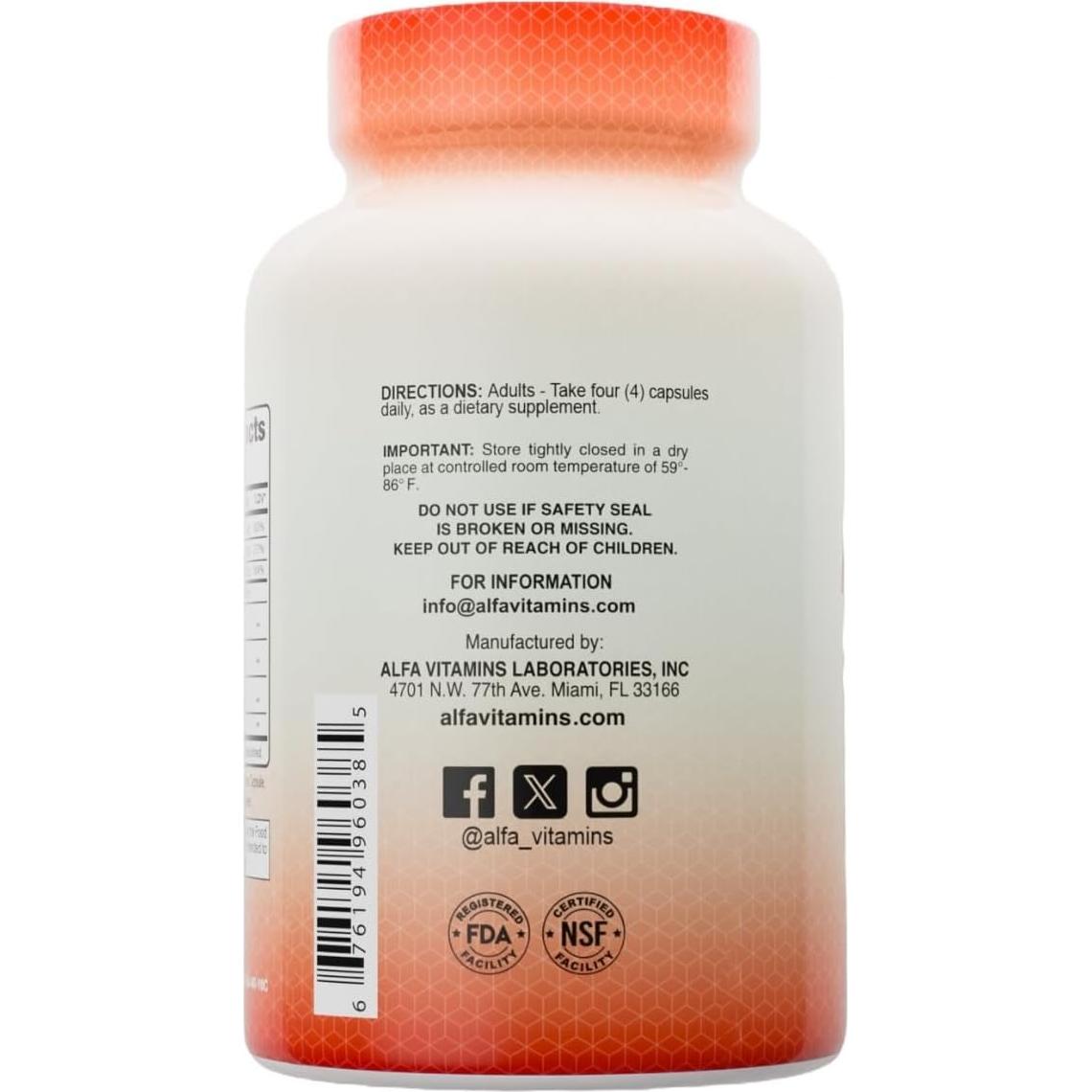 Suplemento Prosfen ALFA VITAMINS para Salud Masculina 120 Cápsulas