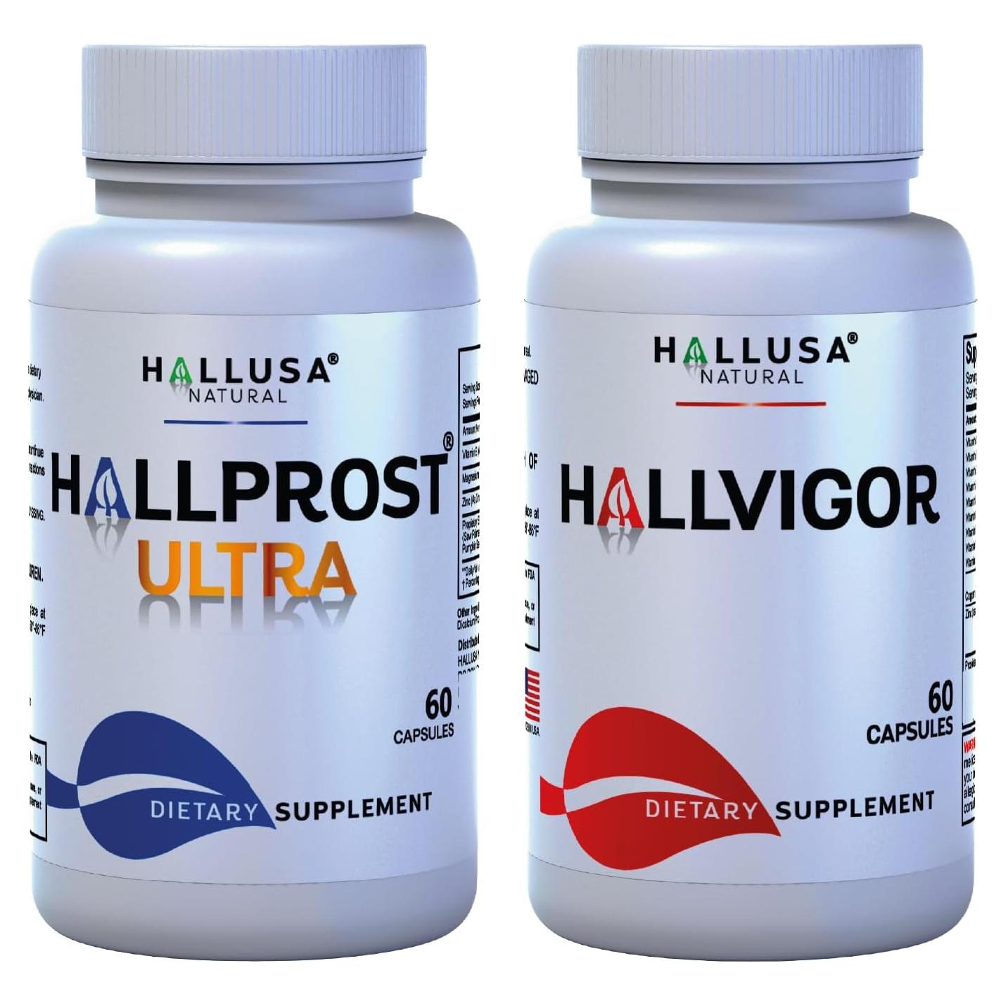 Suplemento Dietético HALLUSA NATURAL Hallprost Ultra 120 Cápsulas - Salud Próstata y Energía