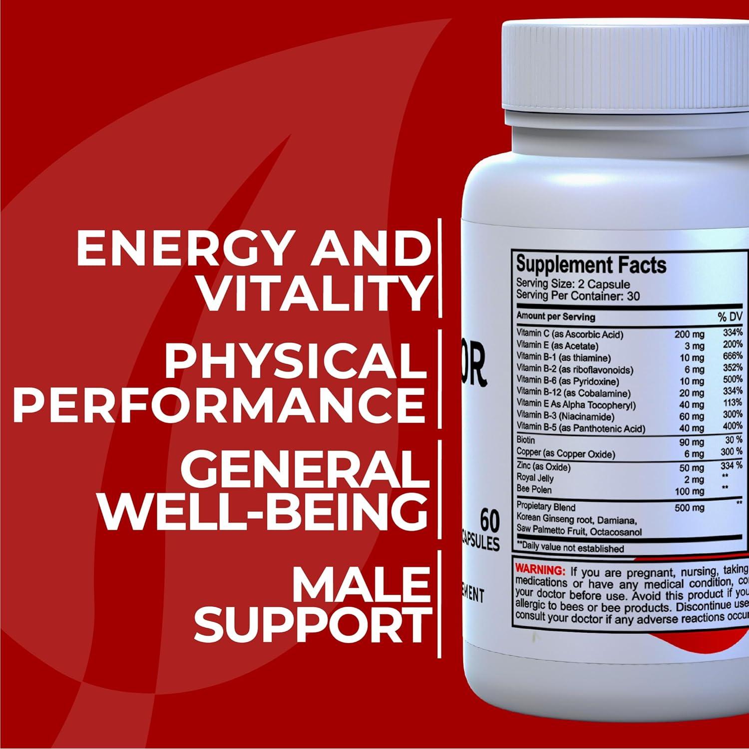 Suplemento Dietético HALLUSA NATURAL Hallprost Ultra 120 Cápsulas - Salud Próstata y Energía