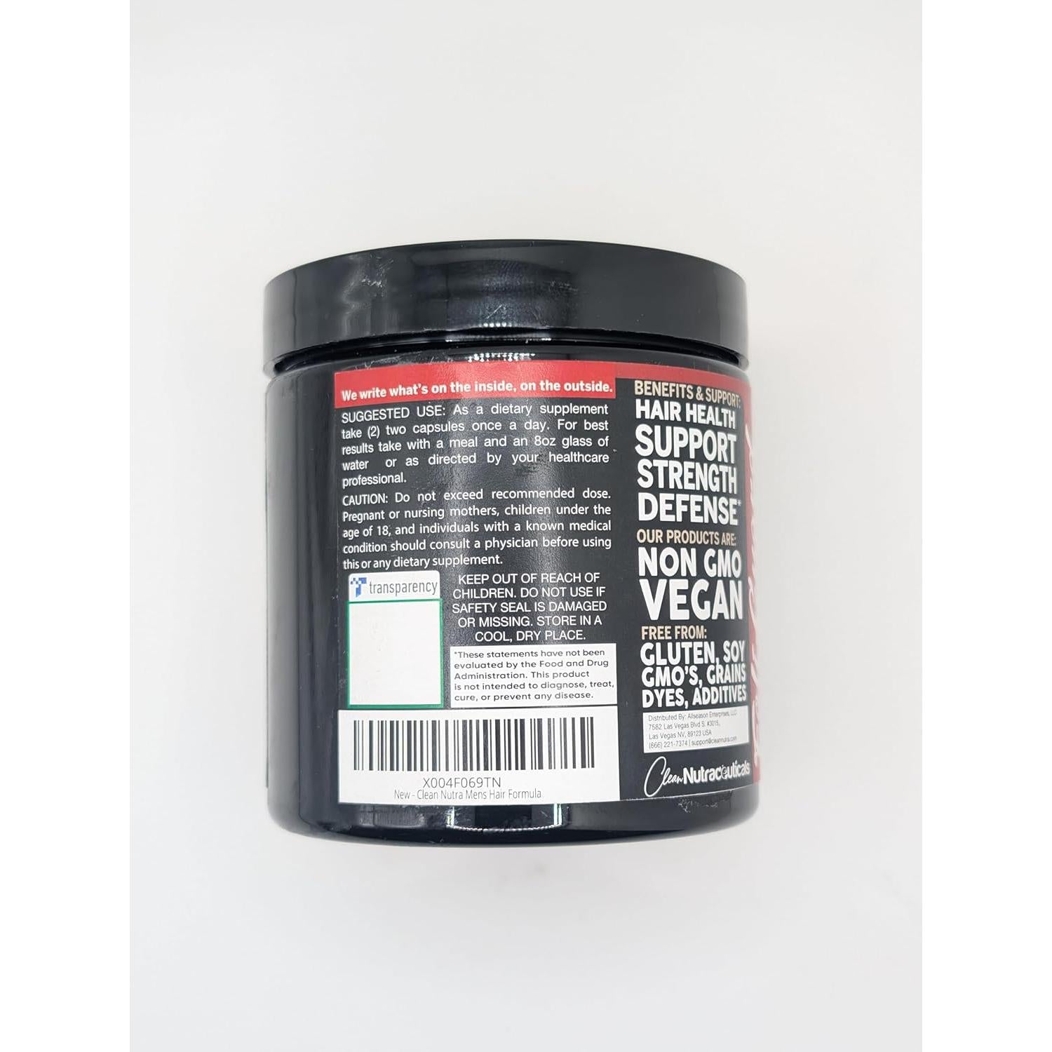 Suplemento de Biotina y Colágeno para Crecimiento Cabello Hombres