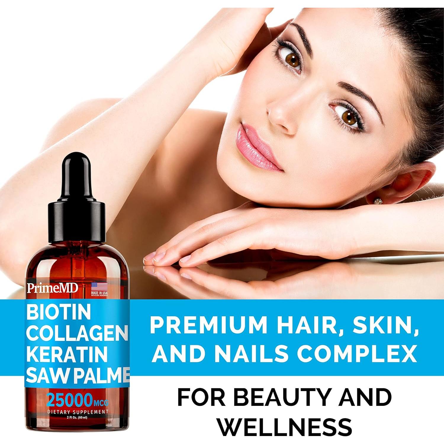 Péptidos de colágeno líquido PrimeMD 59.15 ml x 2 - Biotina