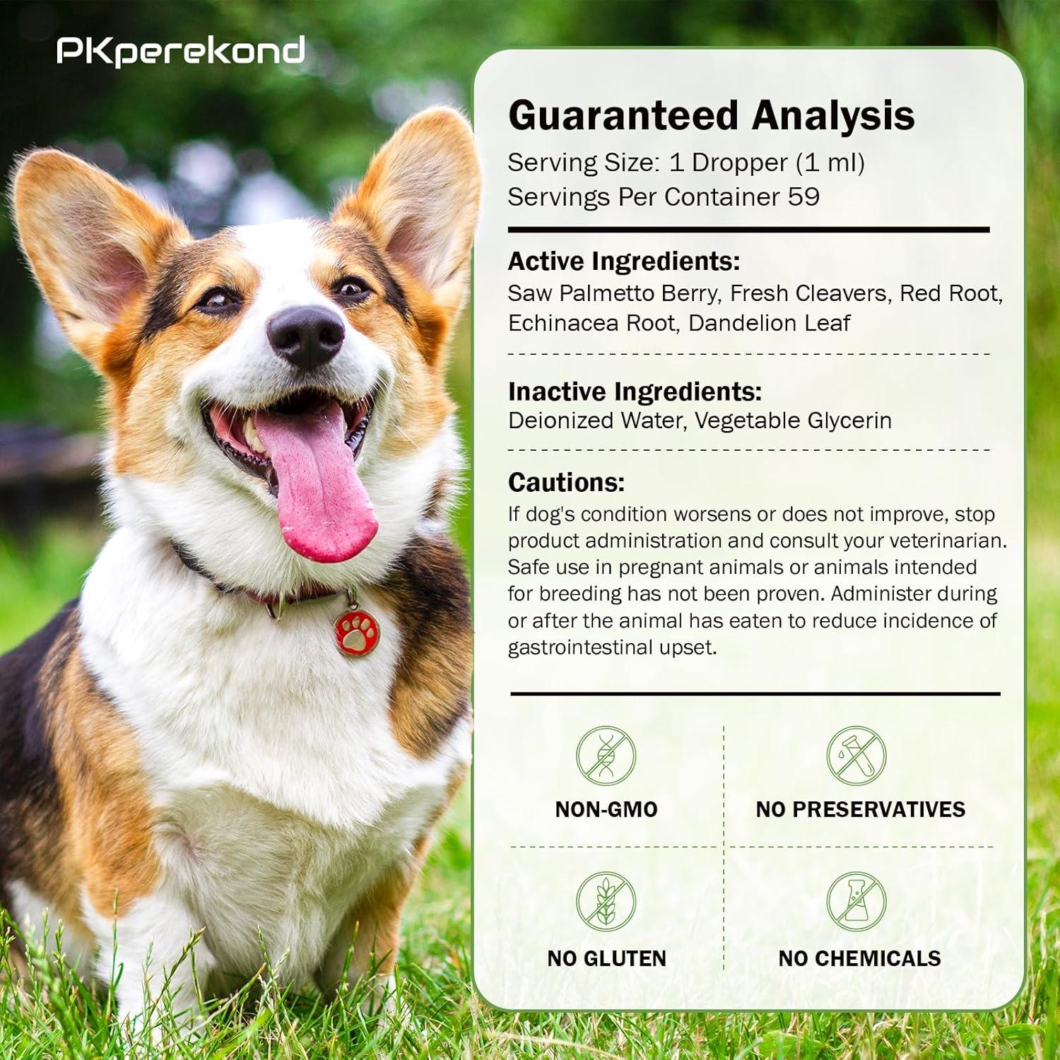 Suplemento Herbal Natural para Salud Prostática de Perros 59ml