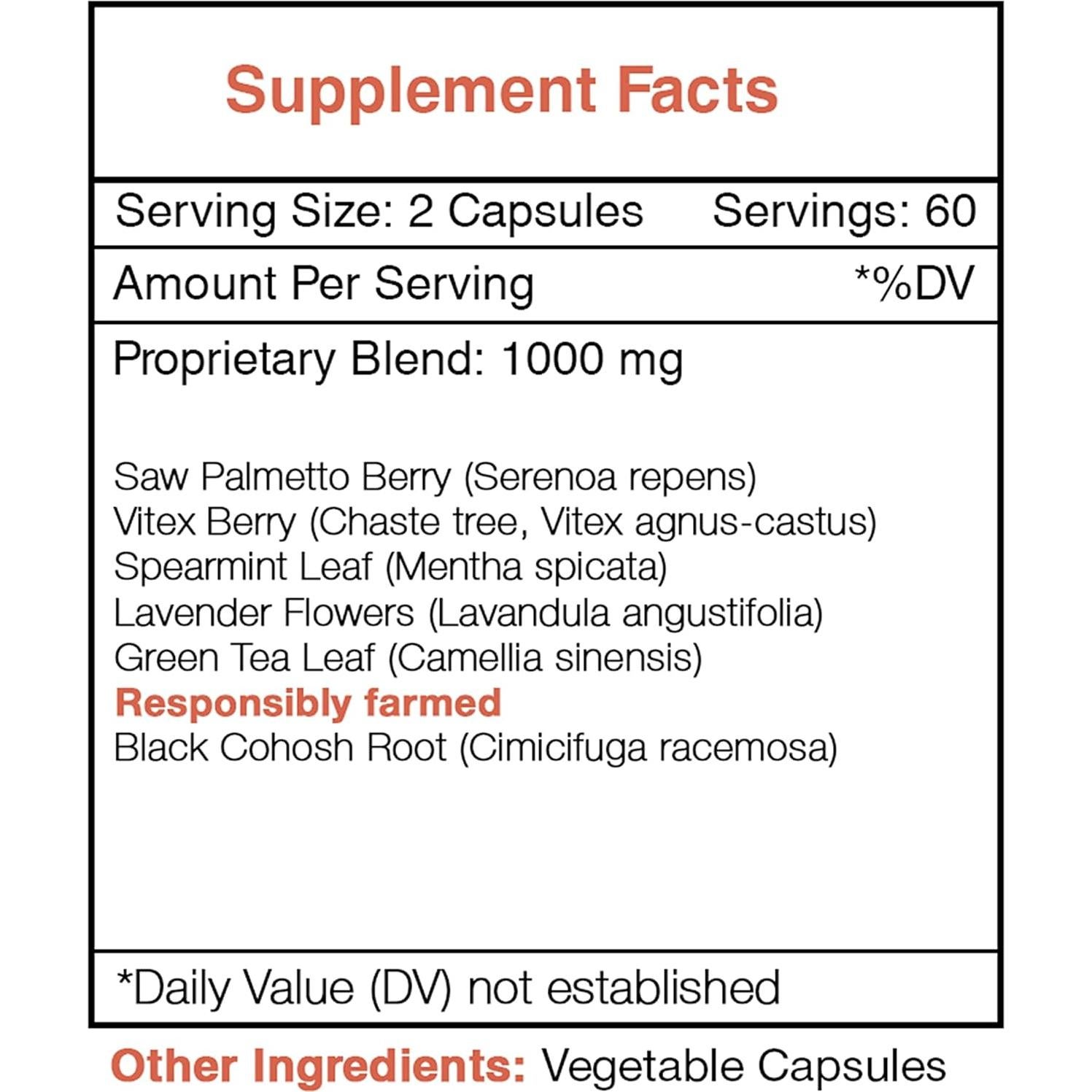 Cápsulas Hirsu Secreto 120 Unidades 1000 mg Naturales