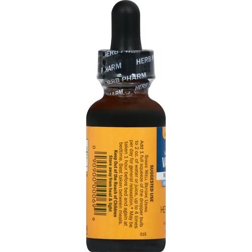 Extracto líquido de raíz de valeriana orgánica Herb Pharm 30 ml