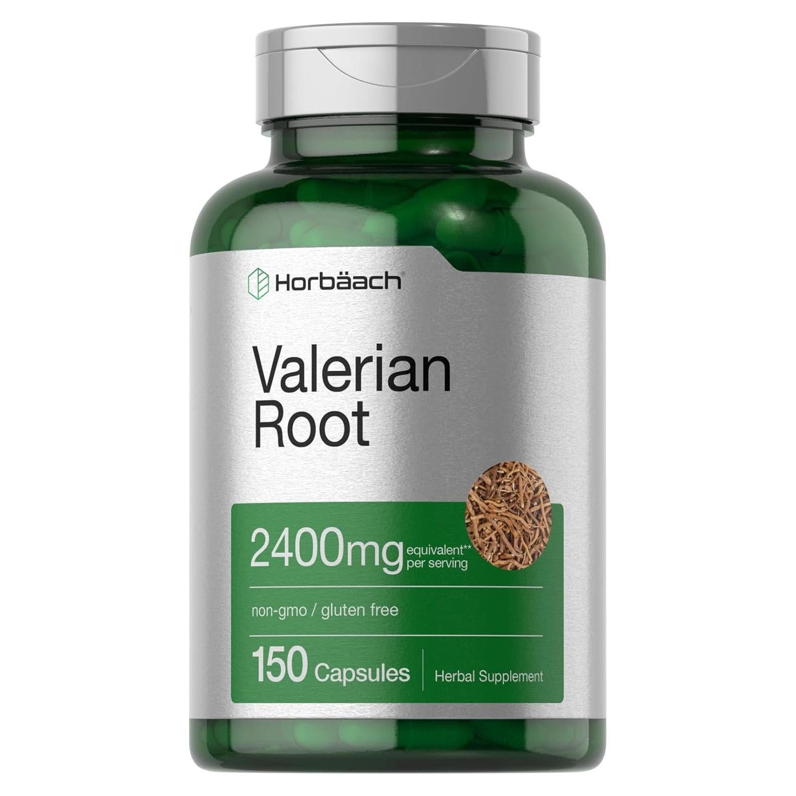 Cápsulas de raíz de valeriana Horbäach 2400 mg 150 unidades
