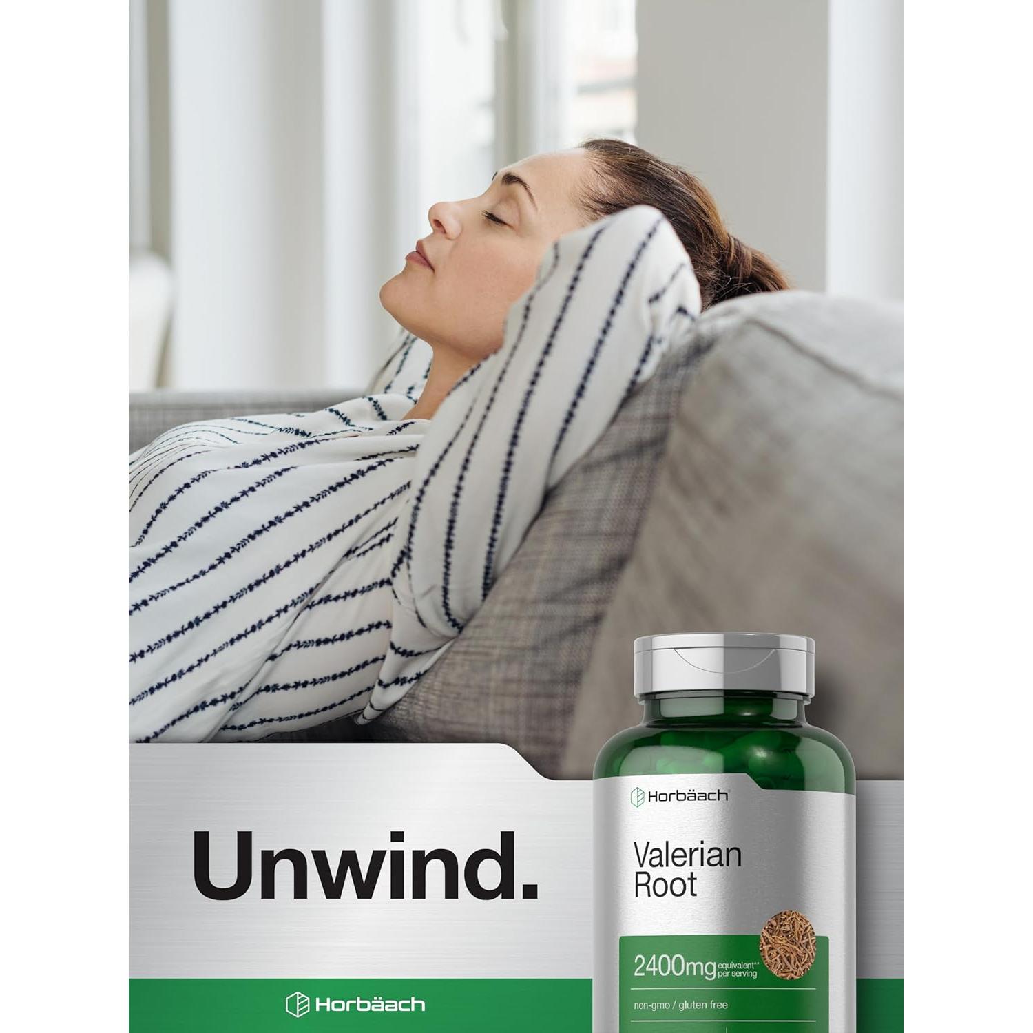 Cápsulas de raíz de valeriana Horbäach 2400 mg 150 unidades