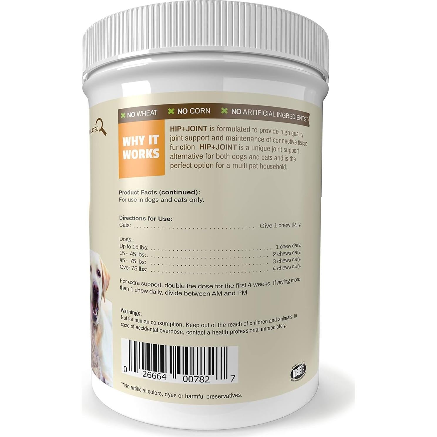 Suplemento Articular Pet Naturals para Perros y Gatos 160 Masticables