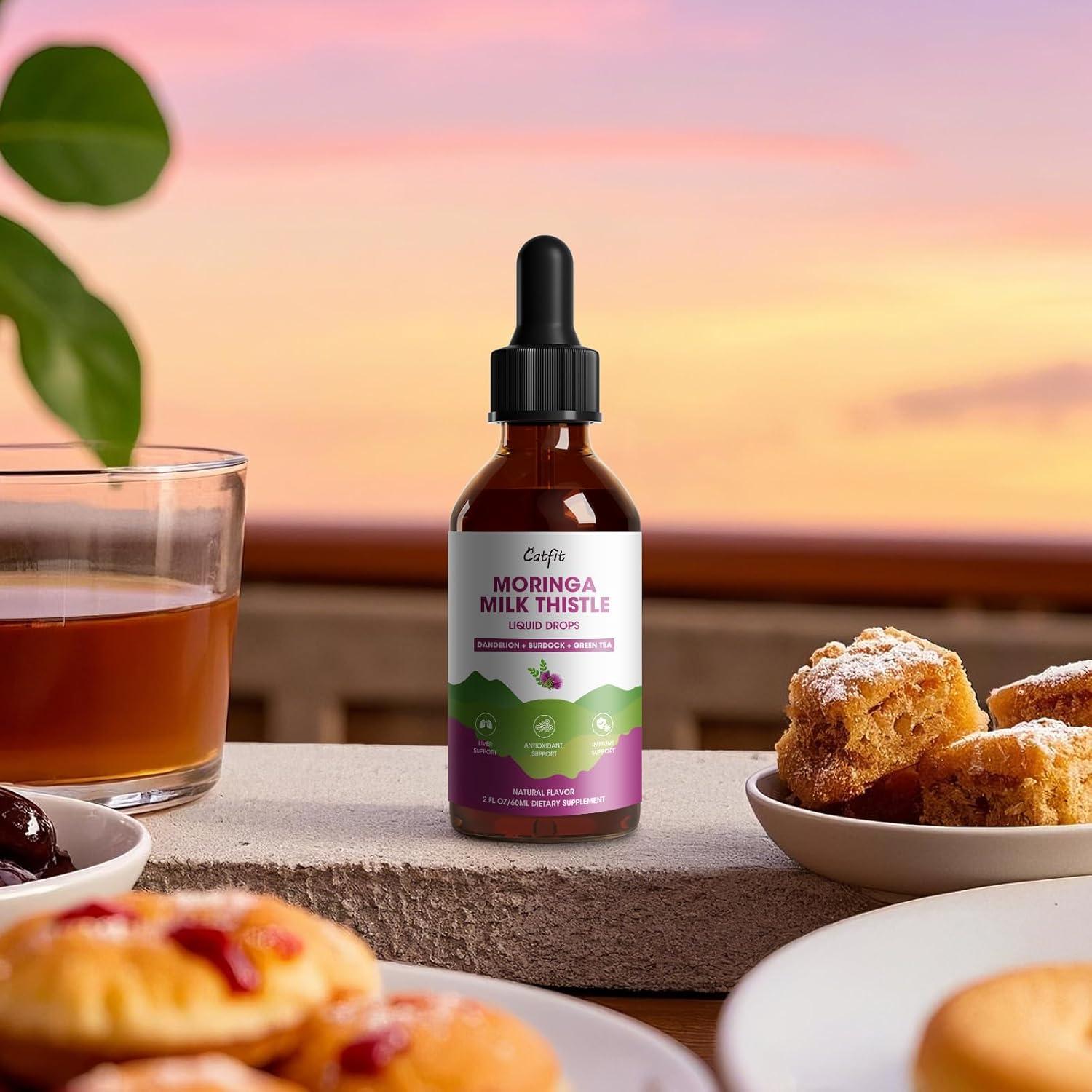Gotas Líquidas de Moringa Catfit 59 ml - Soporte Hepático y Inmunológico