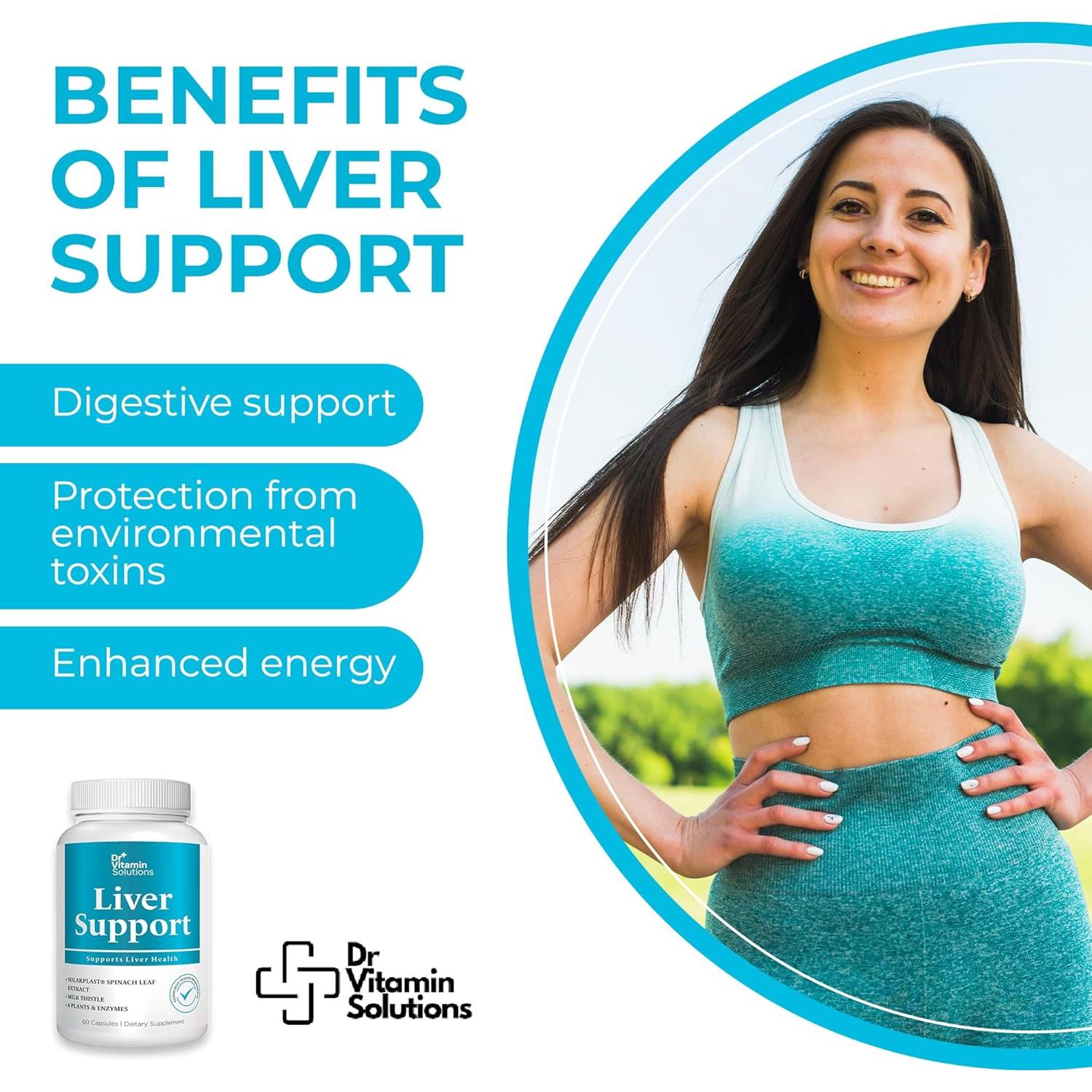 Suplemento Hepático Vegano SOLUCIONES VITAMINICAS DR 30 Cápsulas