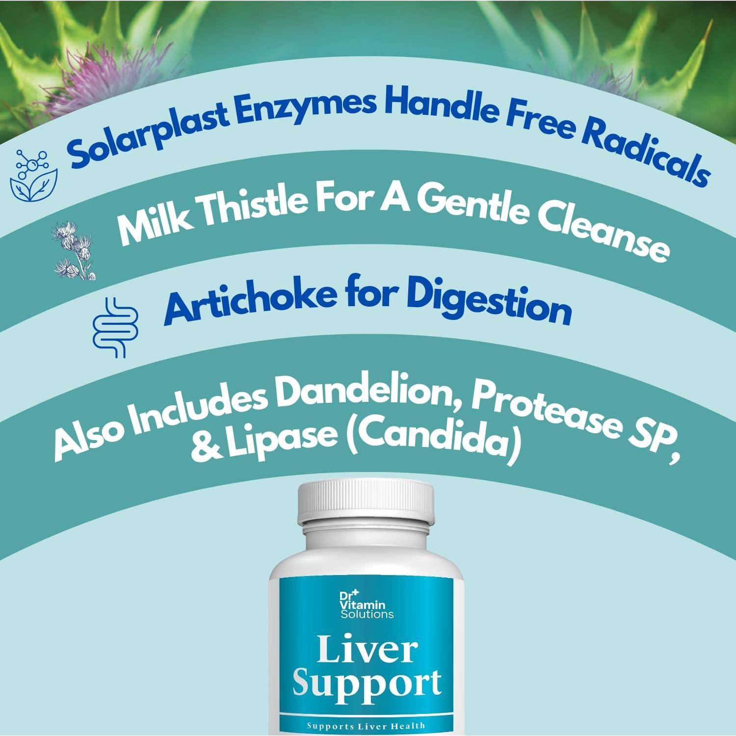 Suplemento Hepático Vegano SOLUCIONES VITAMINICAS DR 30 Cápsulas