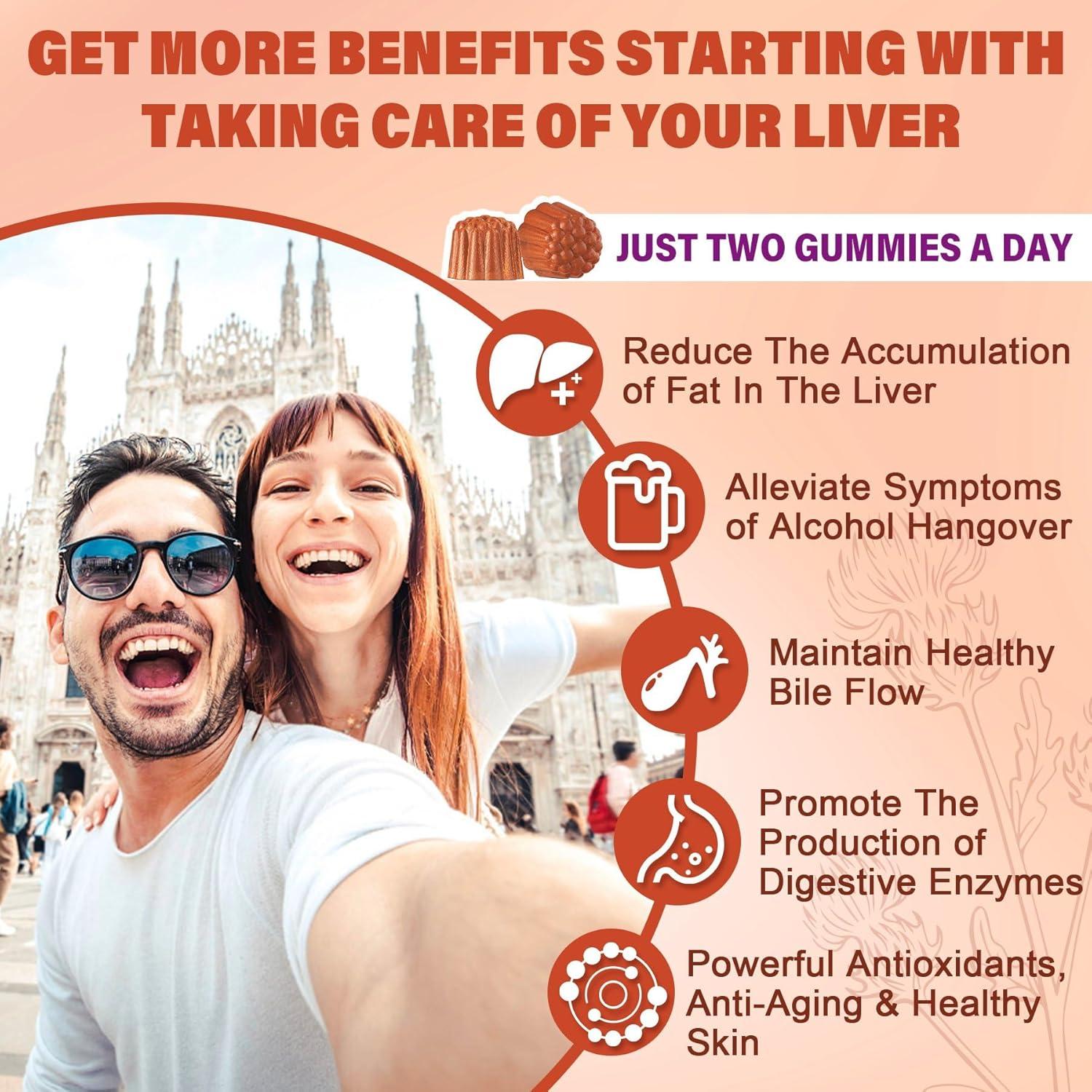 Gominolas Detox Hepáticas EnvyDeal 60 Unidades 18 en 1