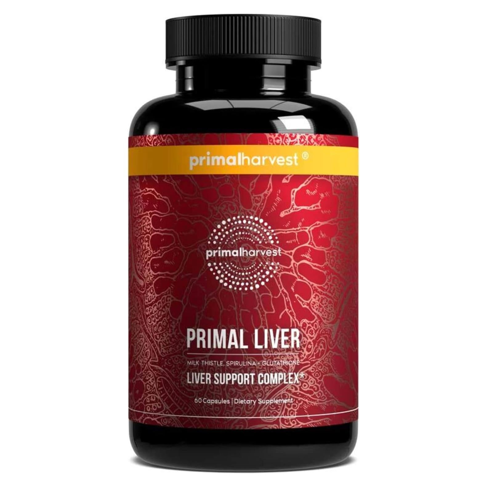 Suplemento Hepático Primal Harvest 120 Cápsulas Detox