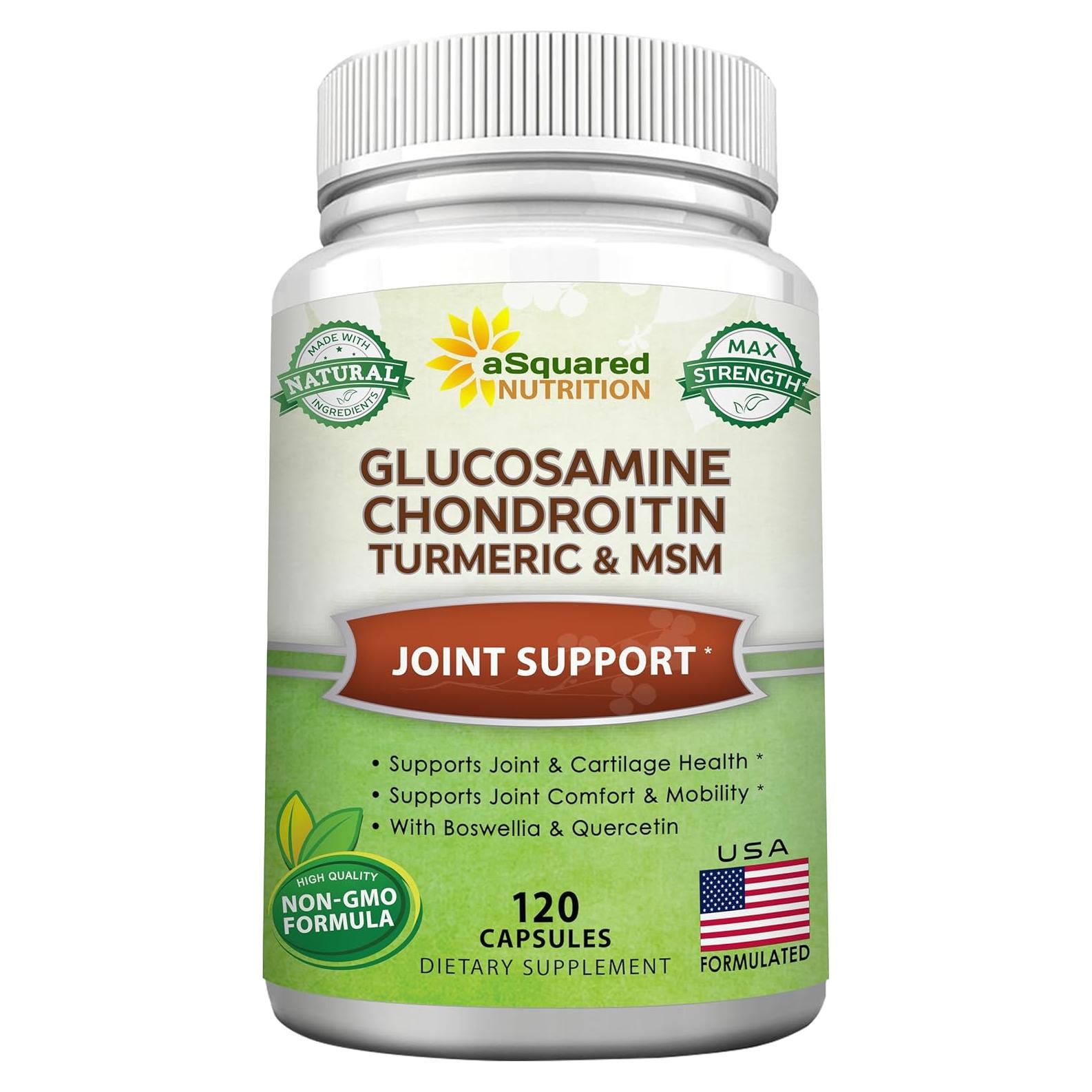 Suplemento Articular aSquared Nutrition 120 Cápsulas Glucosamina