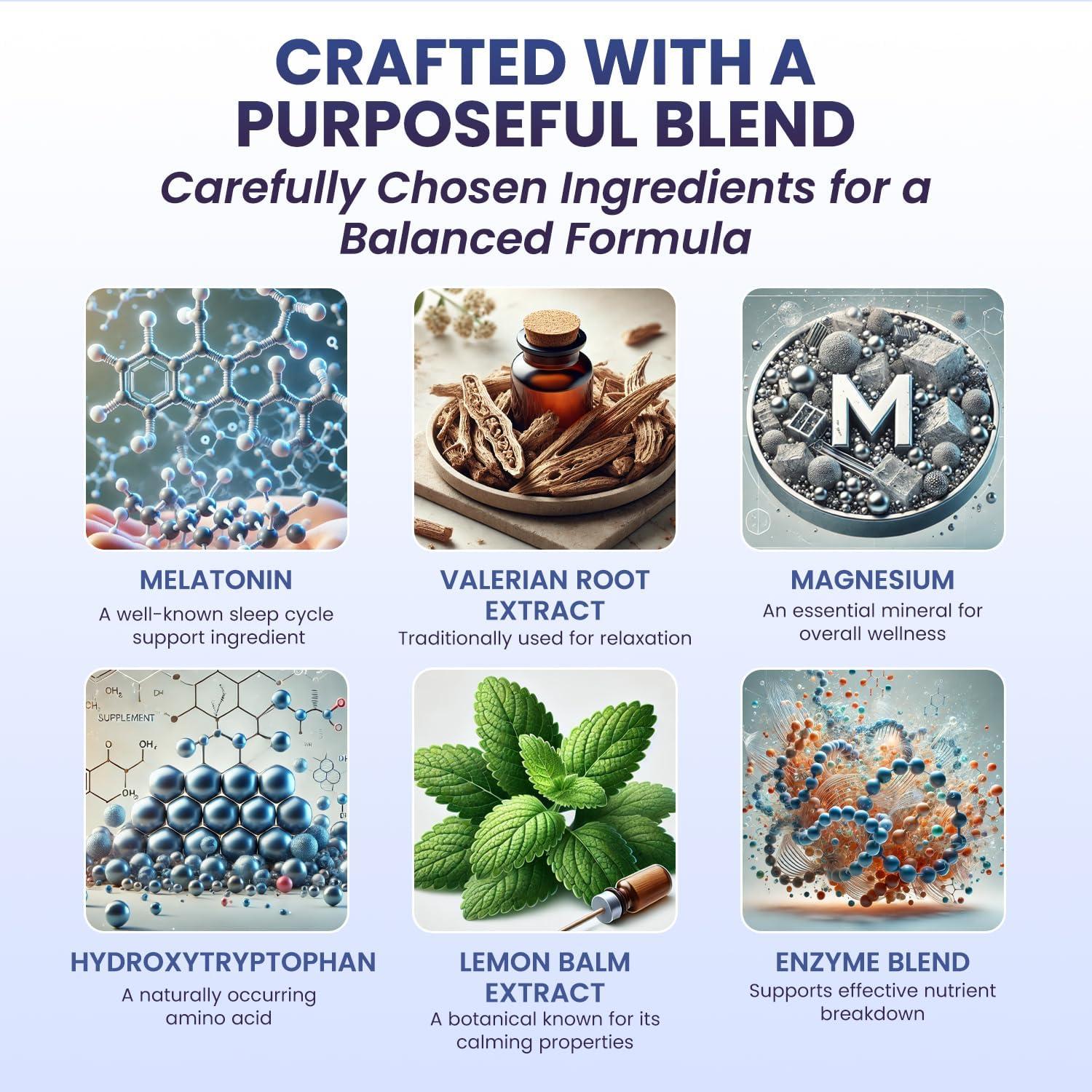 Suplemento para Dormir BedZyme 60 Cápsulas 10mg Melatonina