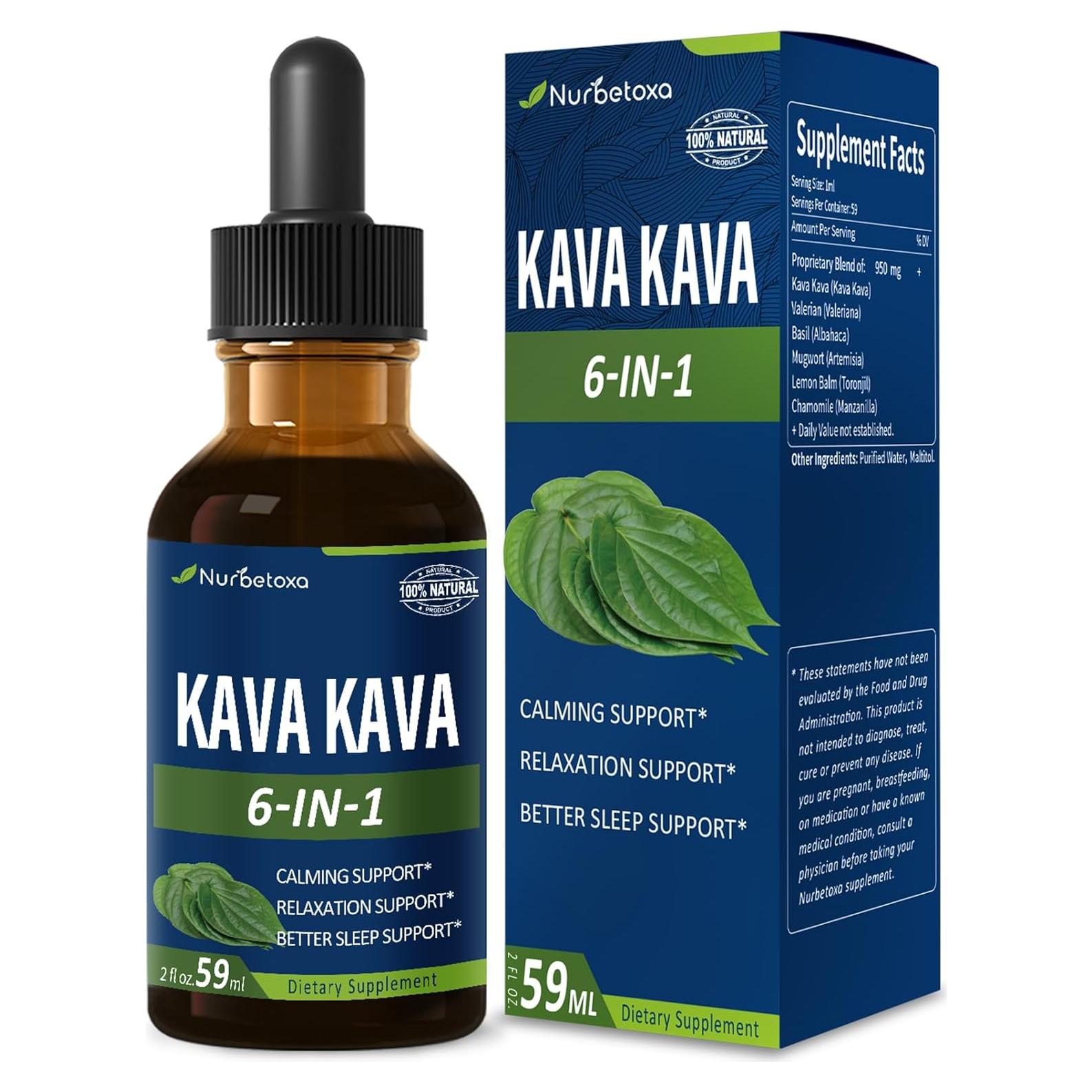 Extracto de Kava Kava 60ml - Suplemento Calmante Natural