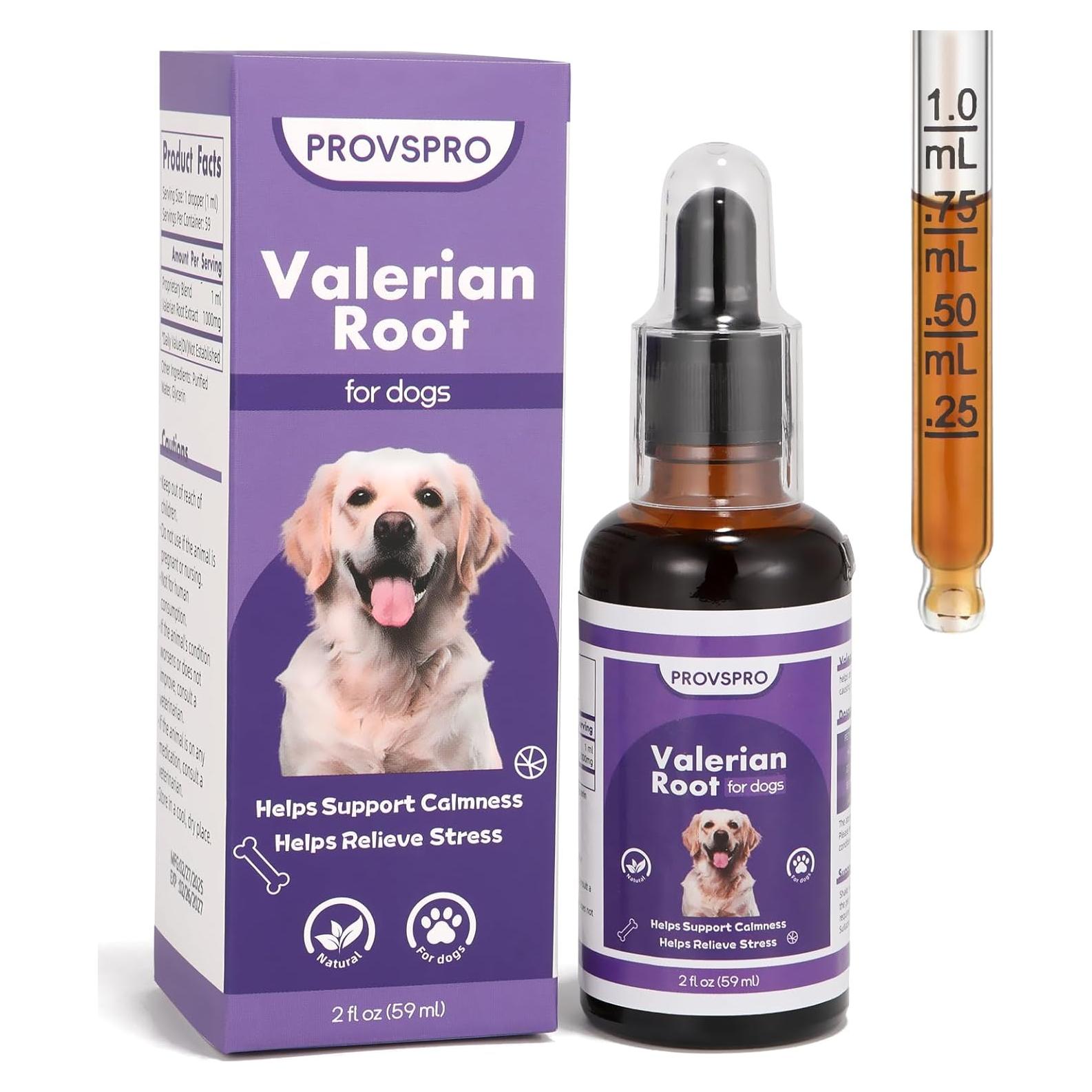 Gotas de Raíz de Valeriana PROVSPRO para Perros 60ml