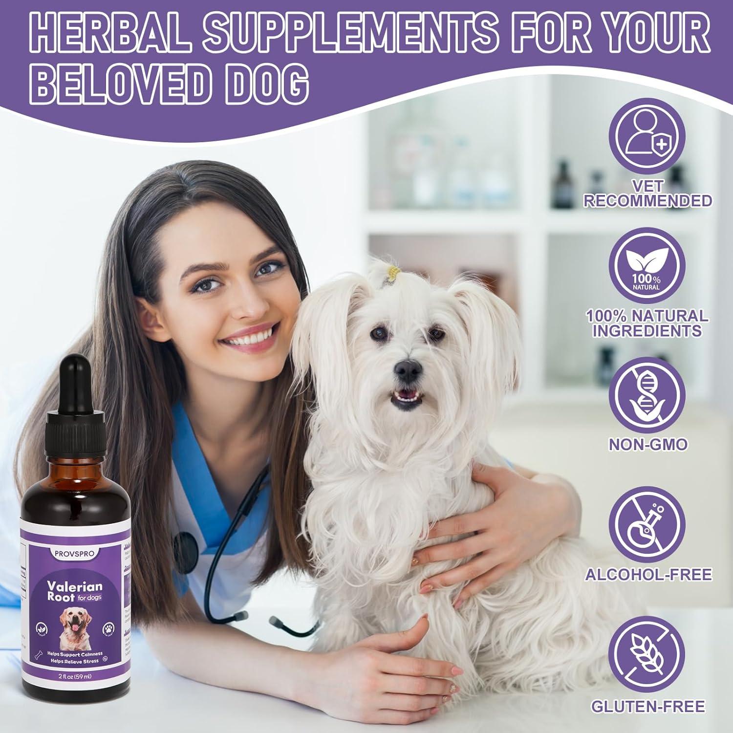 Gotas de Raíz de Valeriana PROVSPRO para Perros 60ml