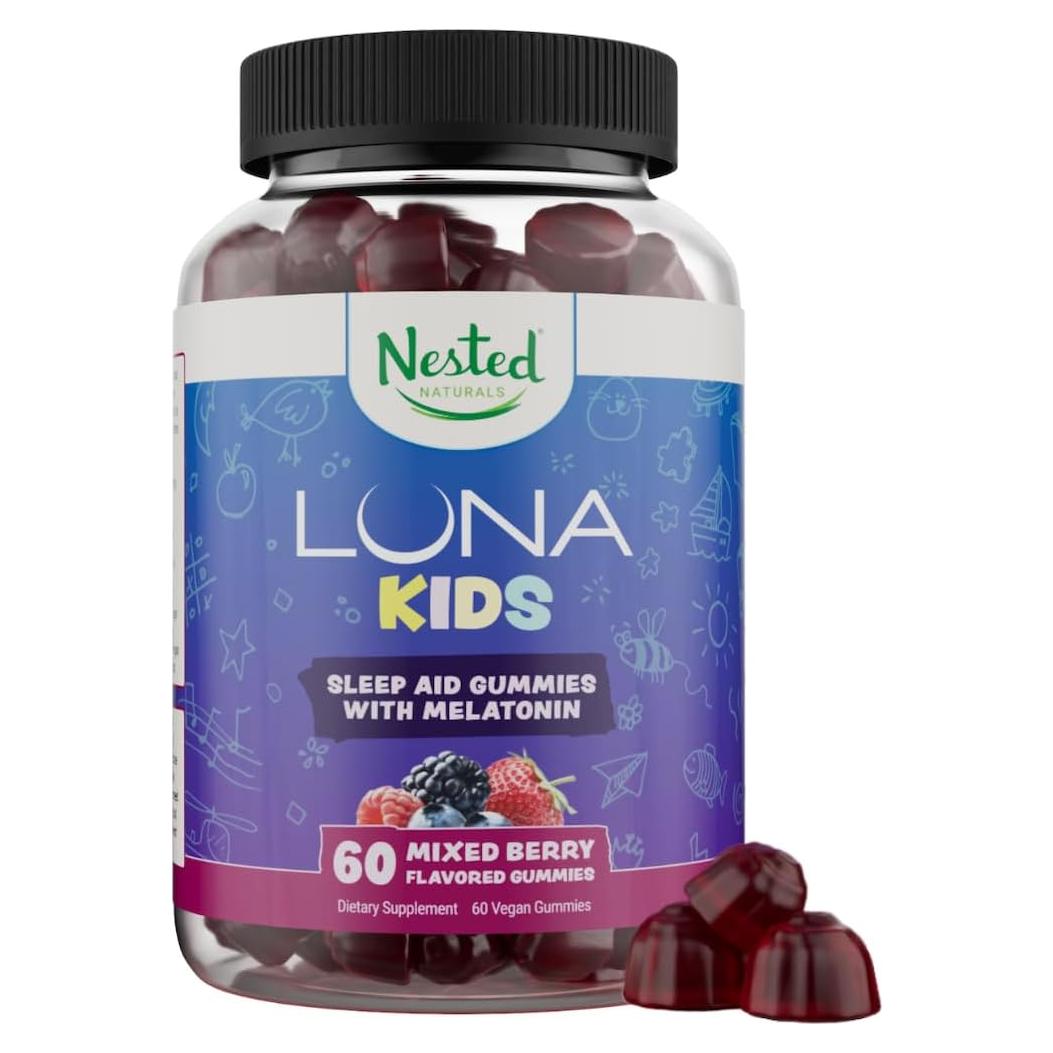 Gomitas Luna Kids de Nested Naturals - Melatonina 60 unidades