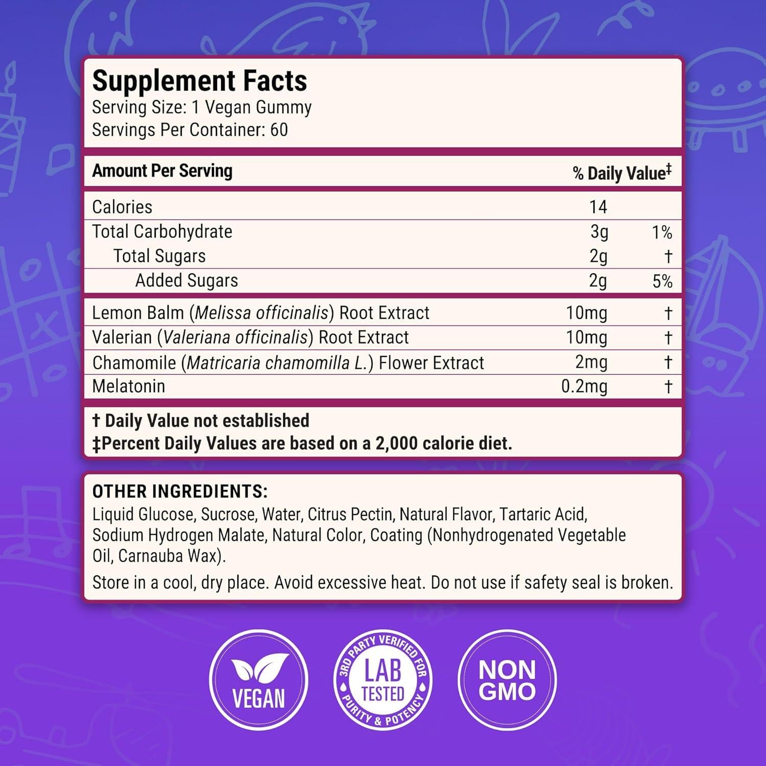 Gomitas Luna Kids de Nested Naturals - Melatonina 60 unidades