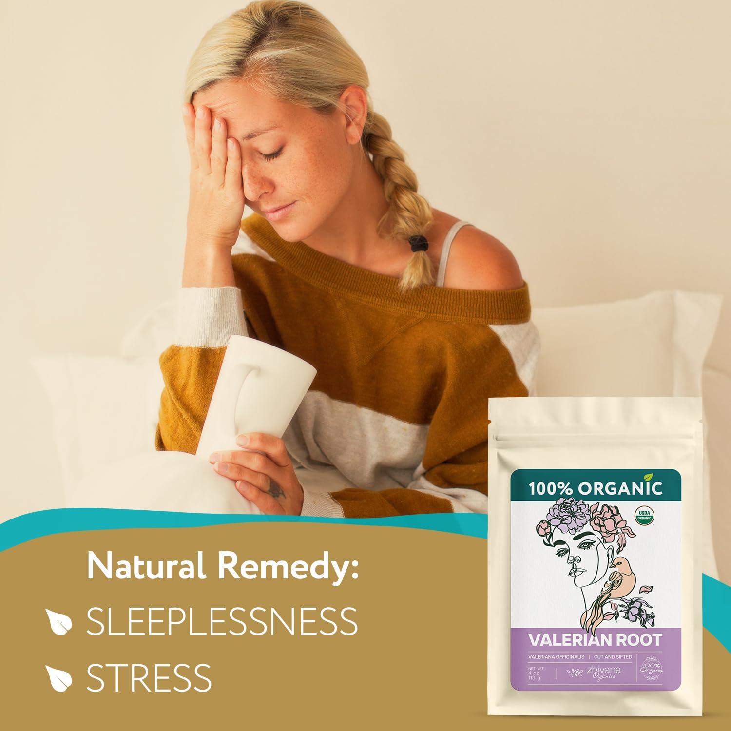 Té de raíz de valeriana orgánico Zhivana 40 bolsas 90g