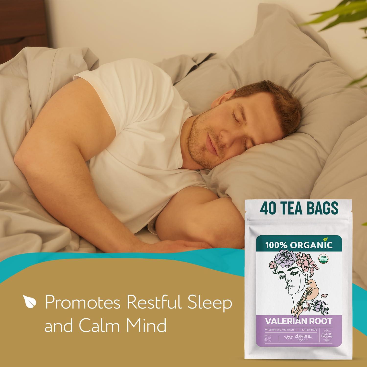 Té de raíz de valeriana orgánico Zhivana 40 bolsas 90g