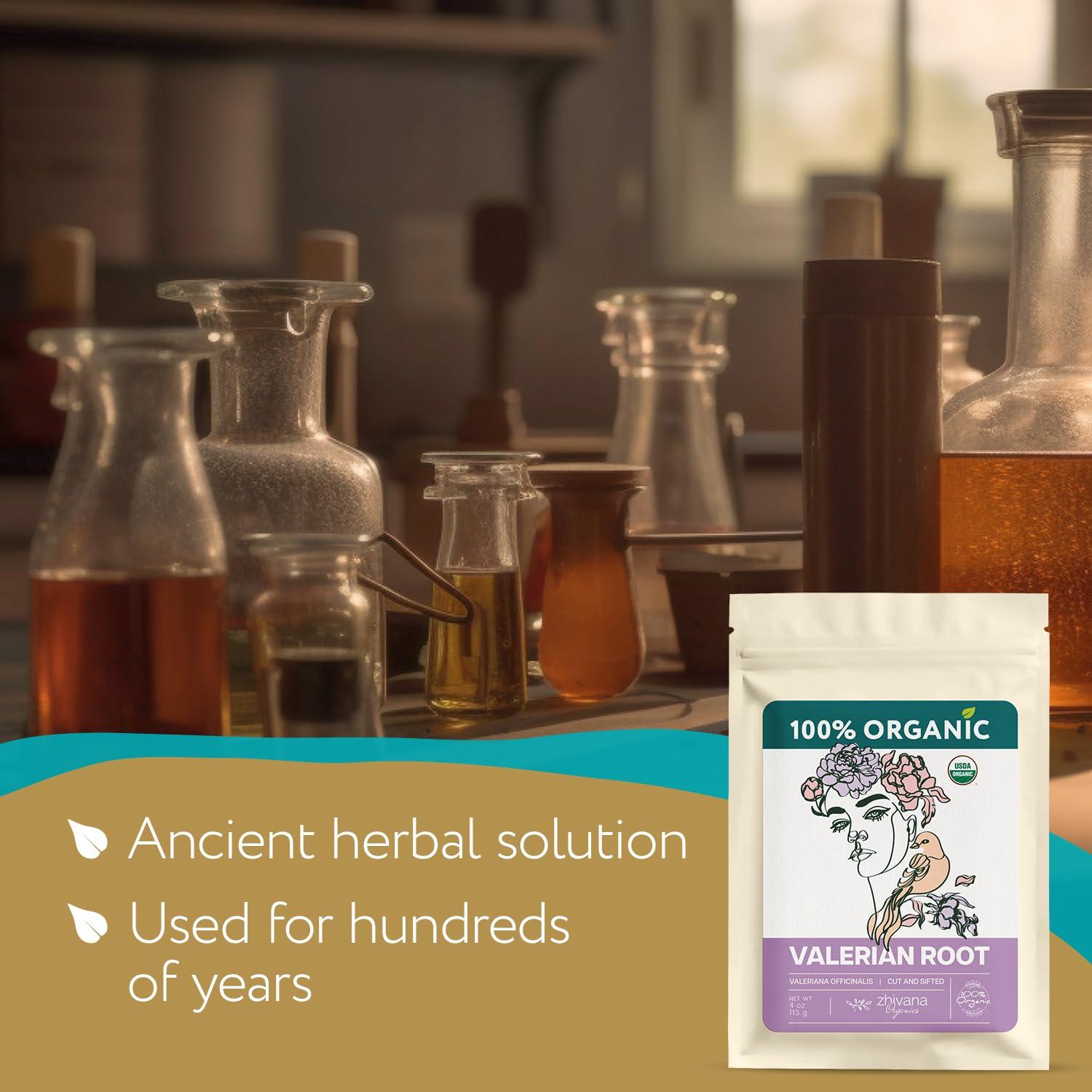 Té de raíz de valeriana orgánico Zhivana 40 bolsas 90g