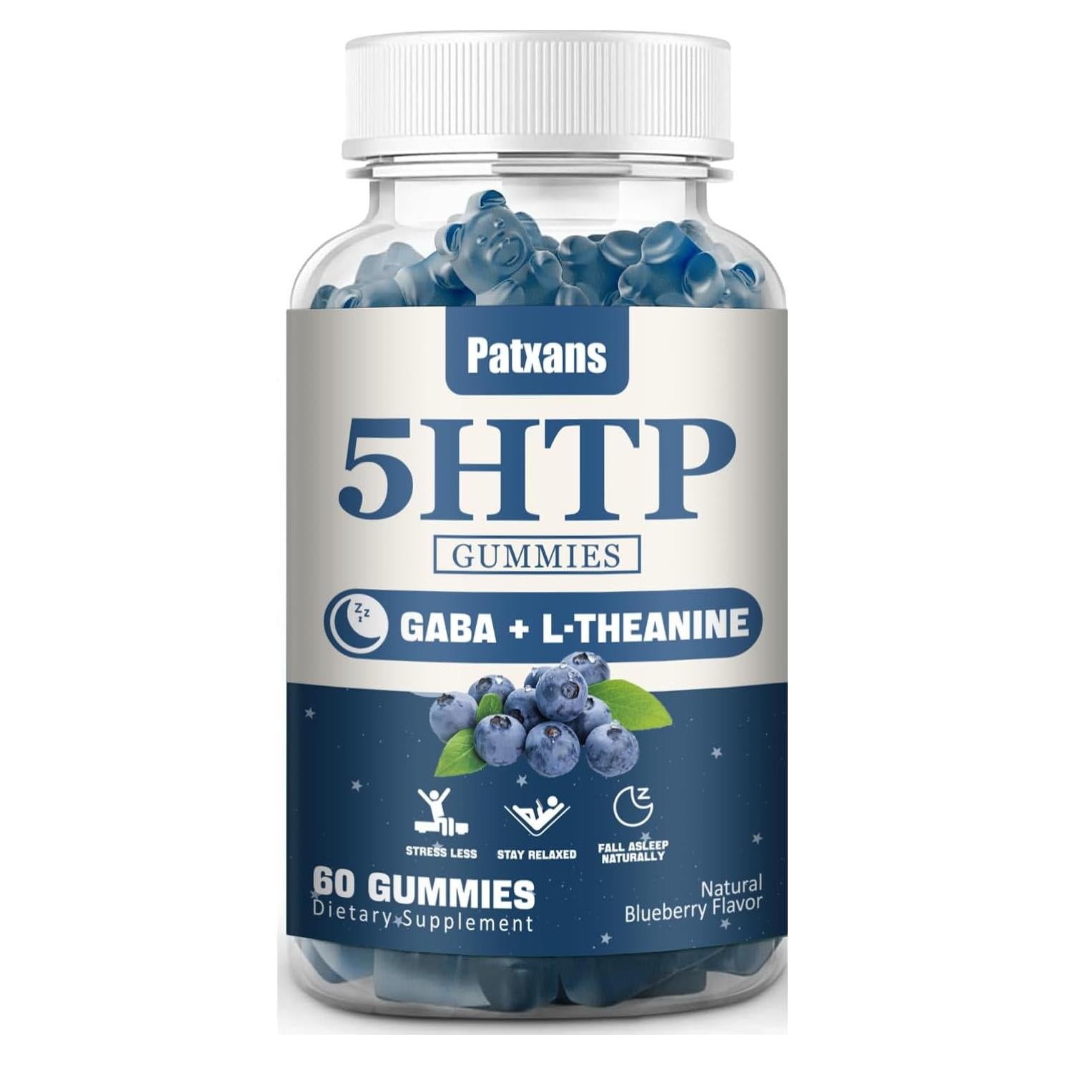Gominolas para Dormir Patxans 60 Contadores 300mg 5-HTP GABA