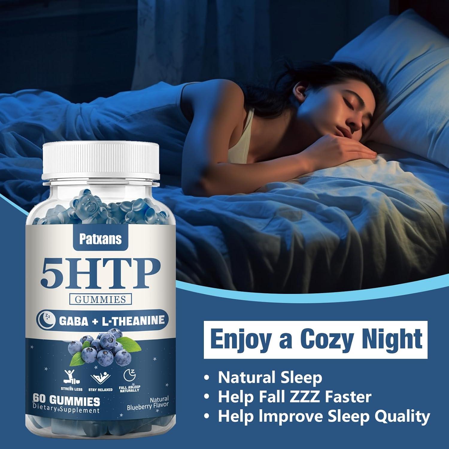 Gominolas para Dormir Patxans 60 Contadores 300mg 5-HTP GABA