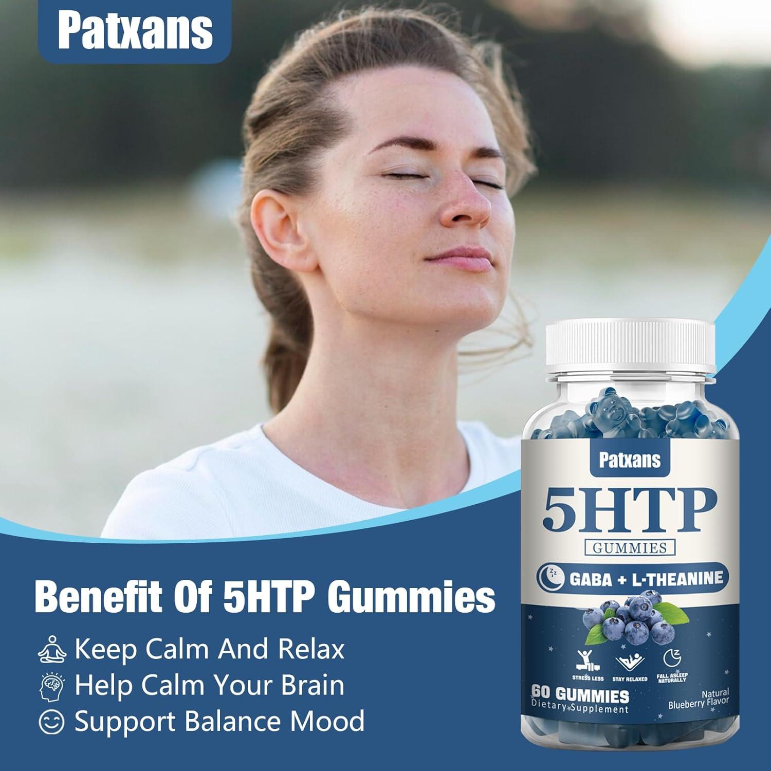 Gominolas para Dormir Patxans 60 Contadores 300mg 5-HTP GABA