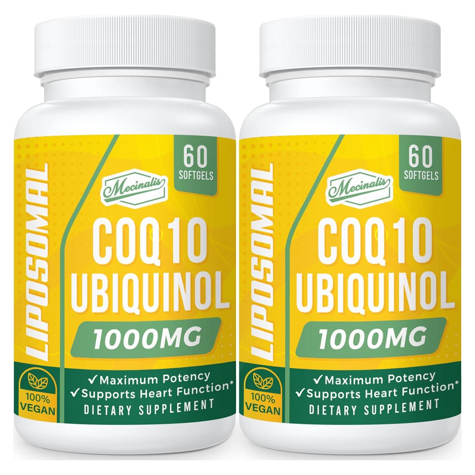 Suplemento CoQ10 Ubiquinol 1000mg Mecinalis - 60 Gelatinas Blandas