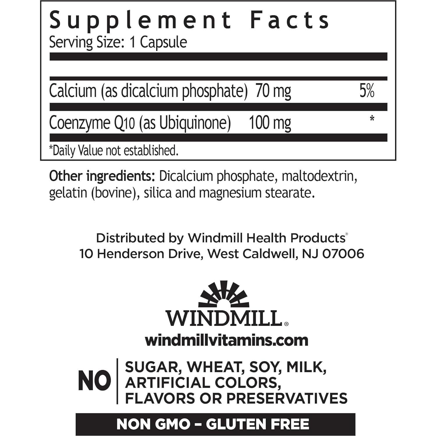 Suplemento Coenzima Q10 100 mg Molino 30 Cápsulas
