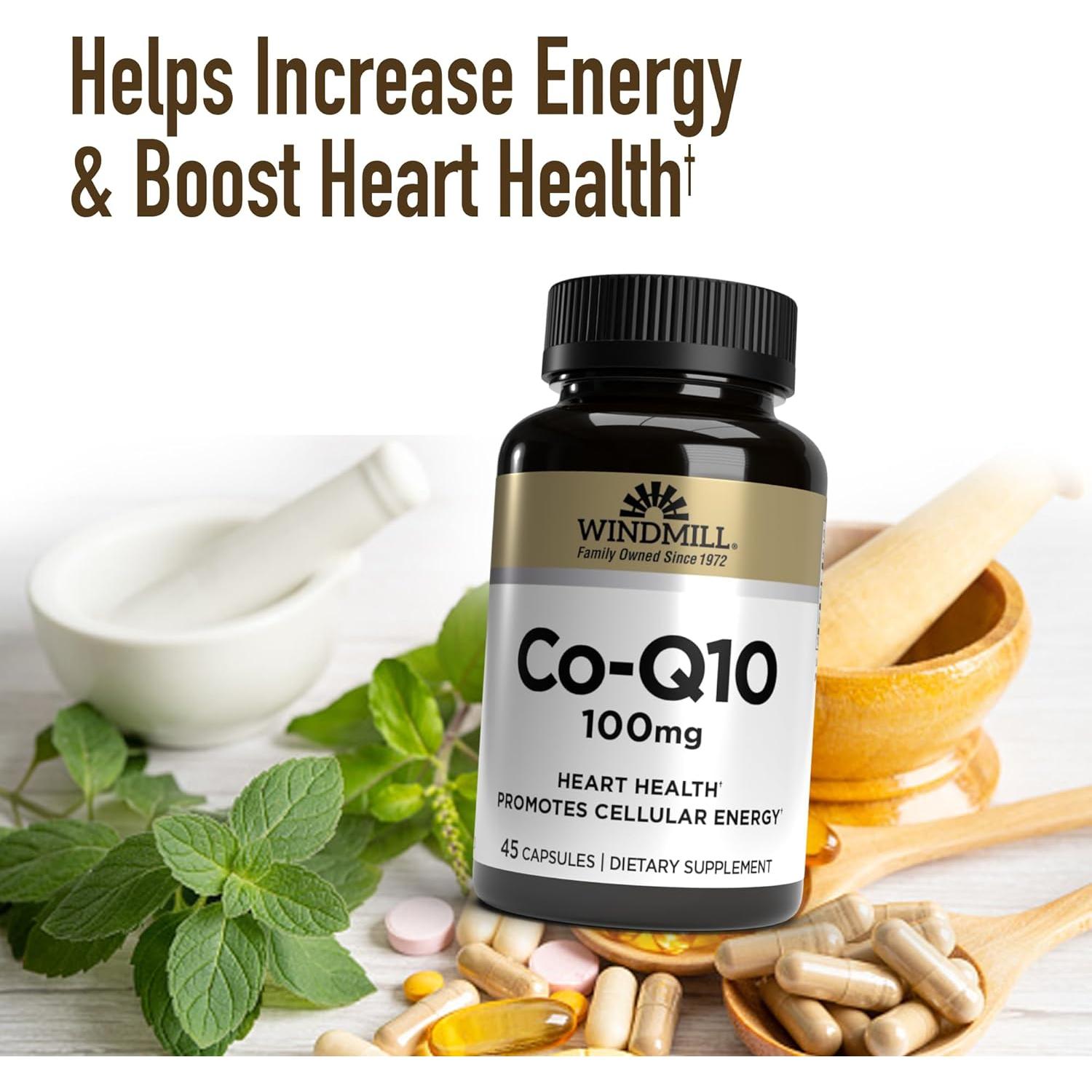 Suplemento Coenzima Q10 100 mg Molino 30 Cápsulas