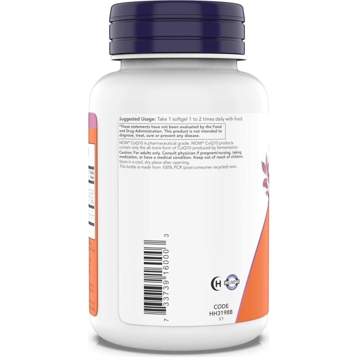 Suplemento CoQ10 400 mg NOW Foods - Grado Farmacéutico, 90 Gelatinas