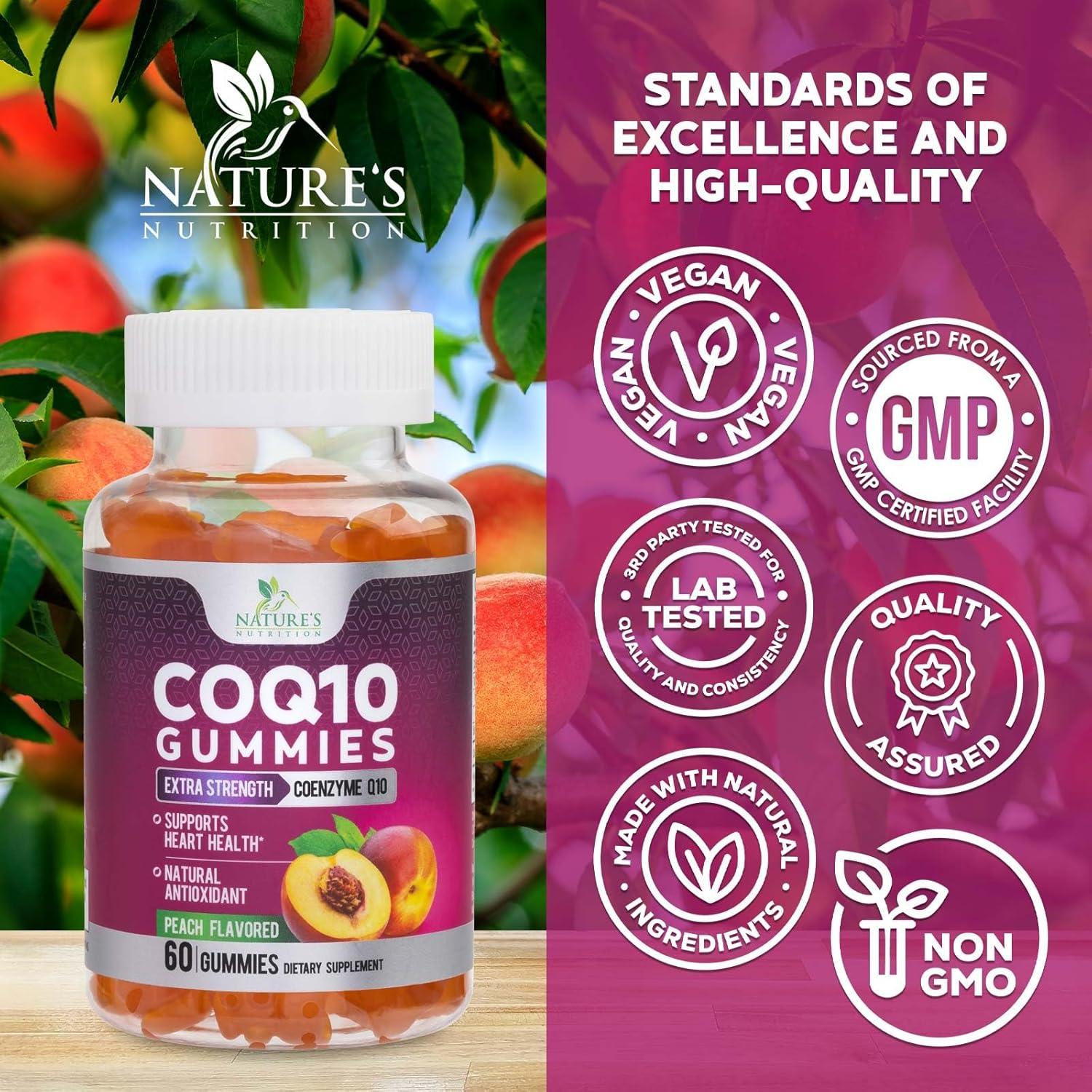 Gomitas de CoQ10 100mg Nature's Nutrition - 60 Unidades