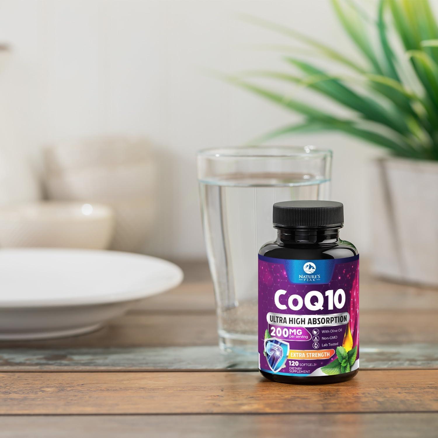 Suplemento Co Q10 200mg Nature's Peak - Antioxidante y Energía