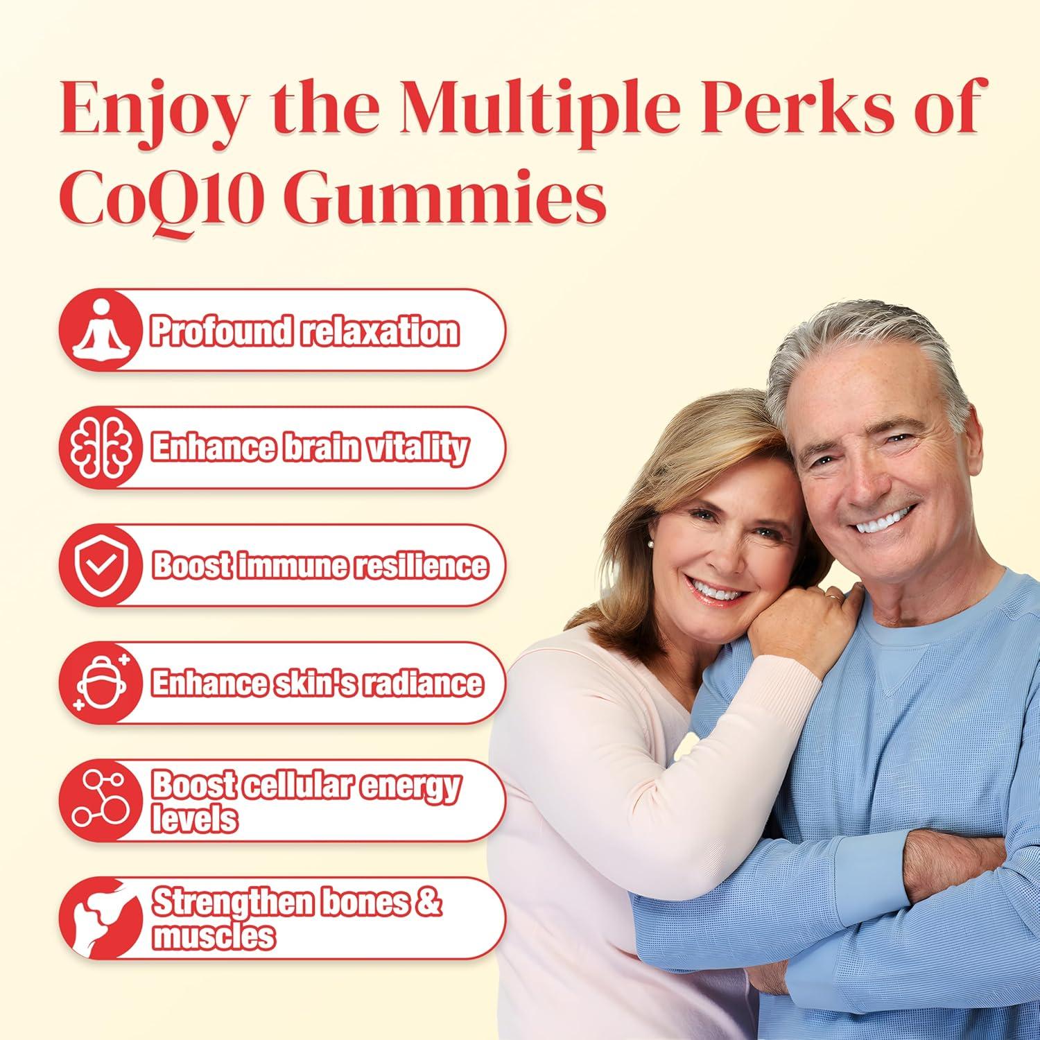 Gominolas CoQ10 Sijigood - 120 Unidades Sabor Naranja Sin Azúcar