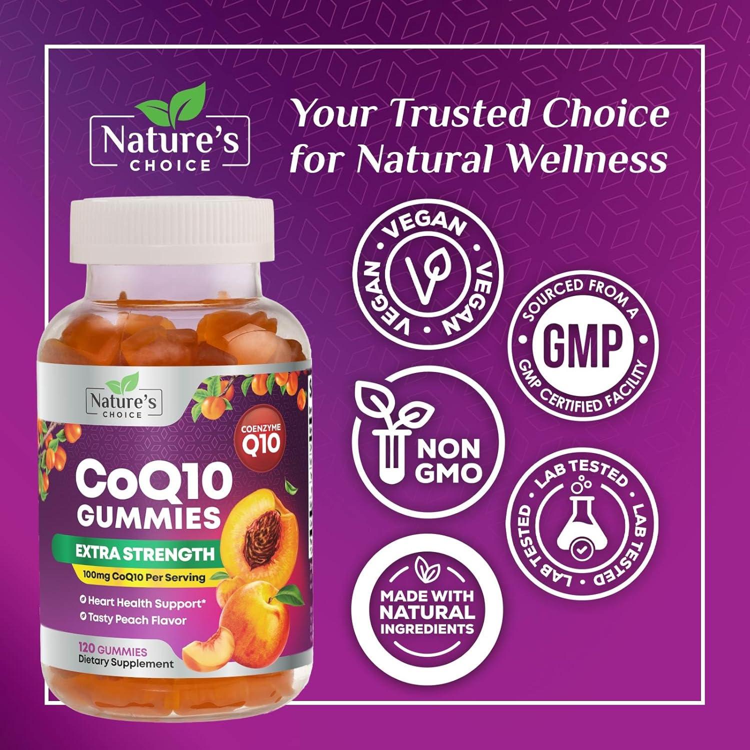 Gomitas de CoQ10 100mg Nature's Choice - 120 Unidades