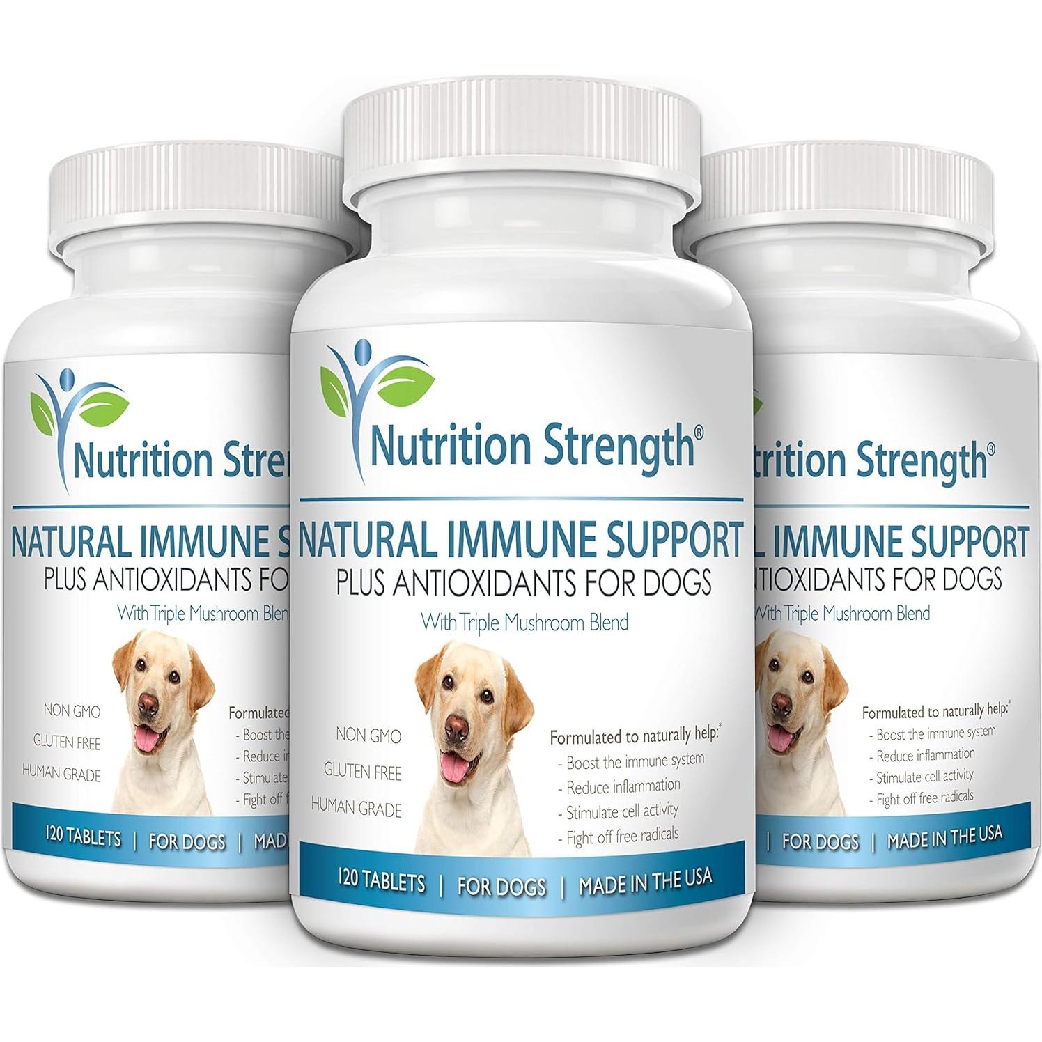 Suplemento Inmunológico para Perros Nutrition Strength 120 Tabletas