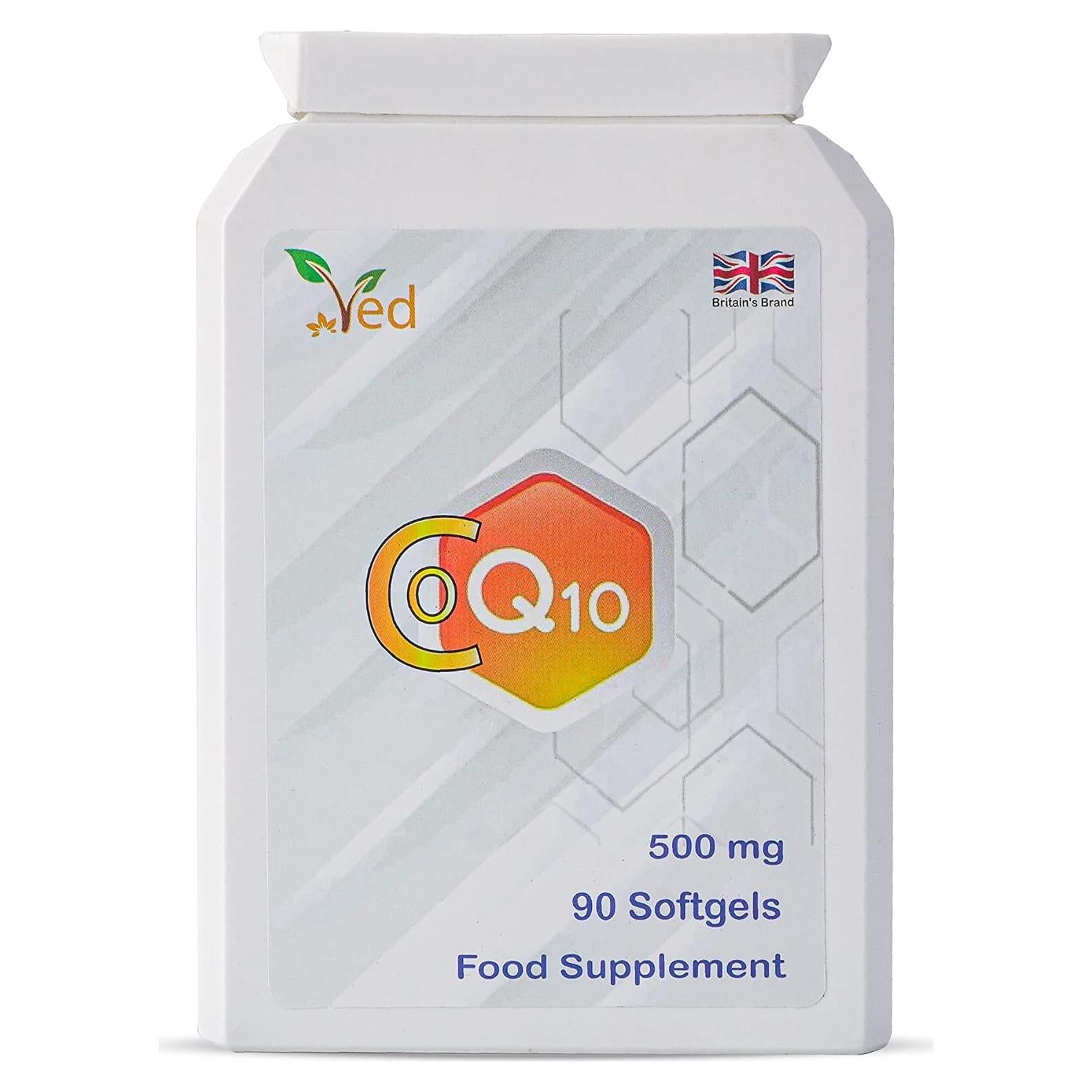 Suplemento Coenzima Q10 VED 500mg 90 Cápsulas Blandas